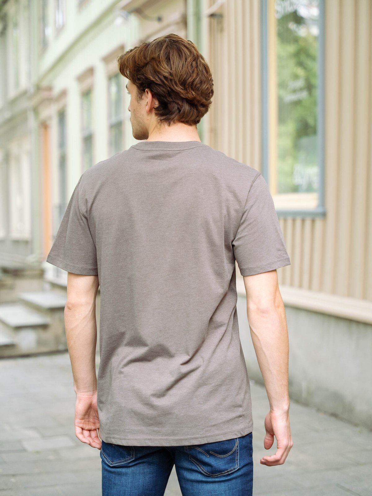 Only & Sons Max Life Short Sleeve Stitch Tee Brun