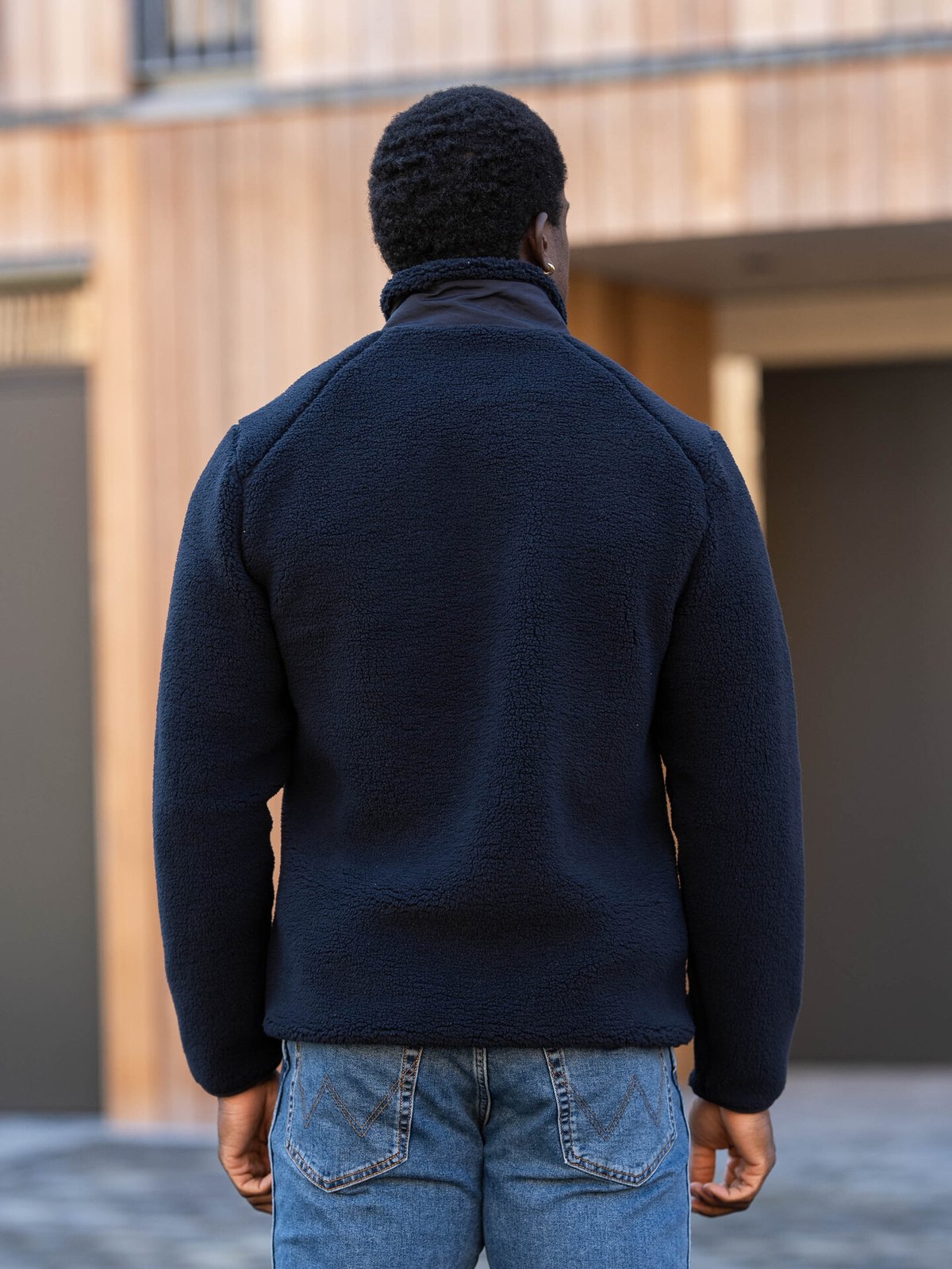 Only & Sons Dallas Sherpa Jacket Dark Navy