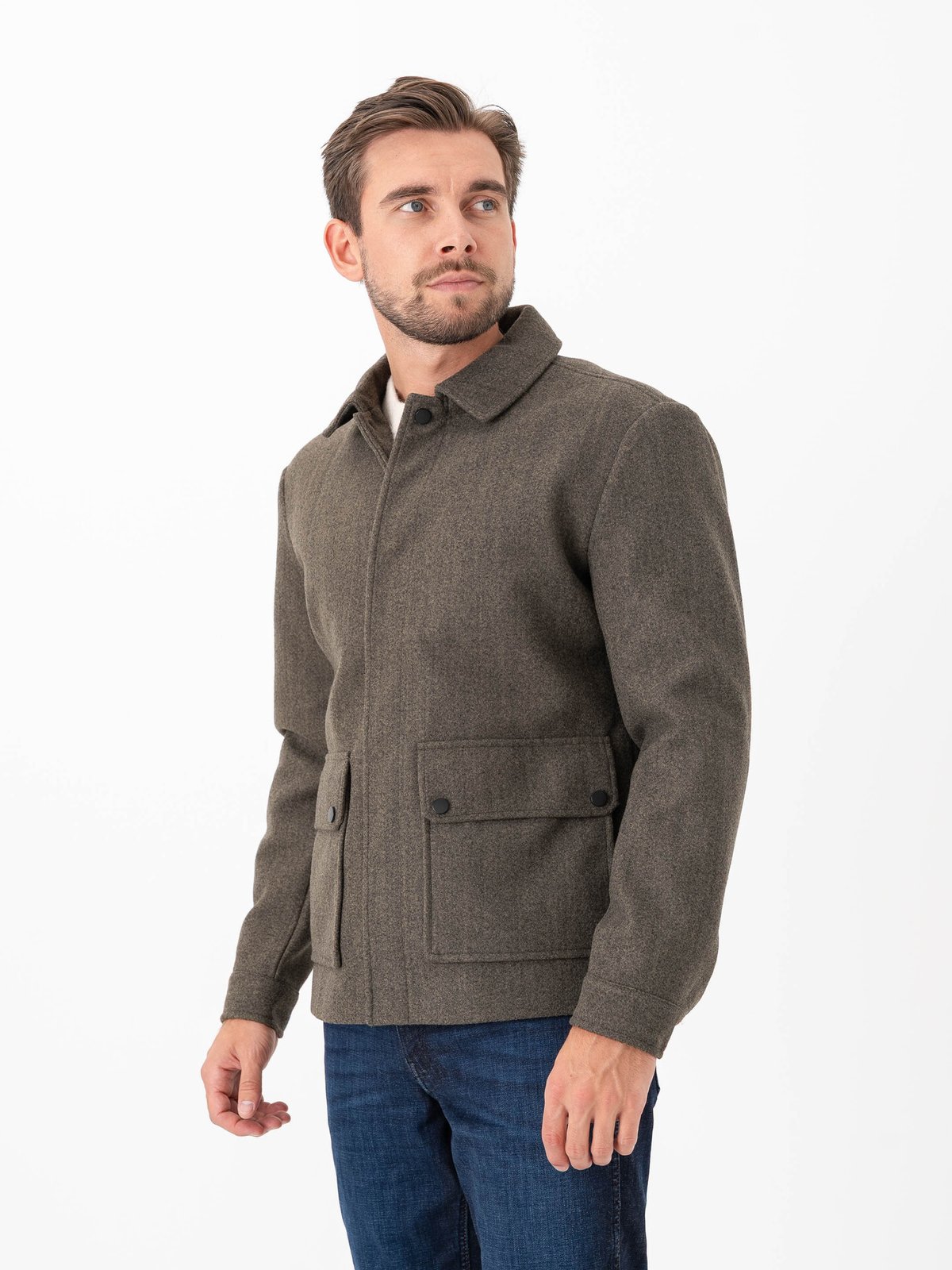 Only & Sons Connor Life Jacket Bungee Cord Melange