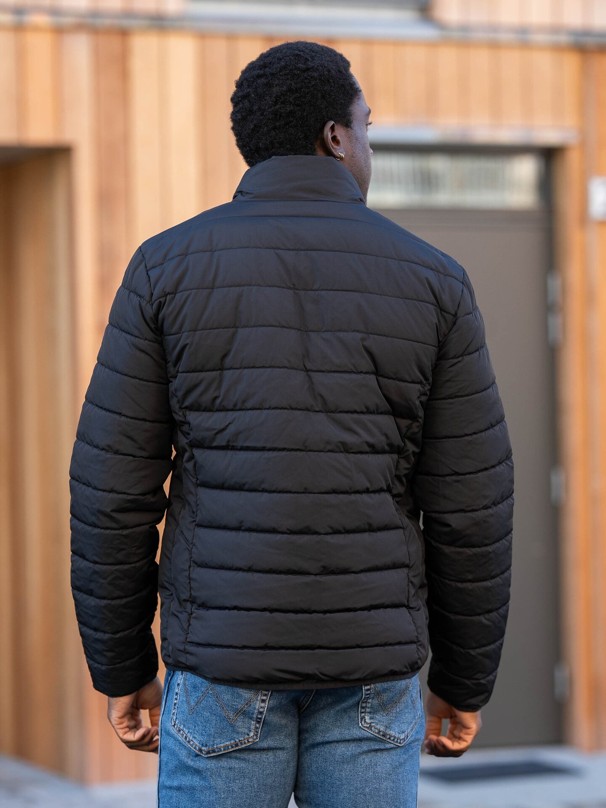 Only & Sons Brody Quilt Jacket Black