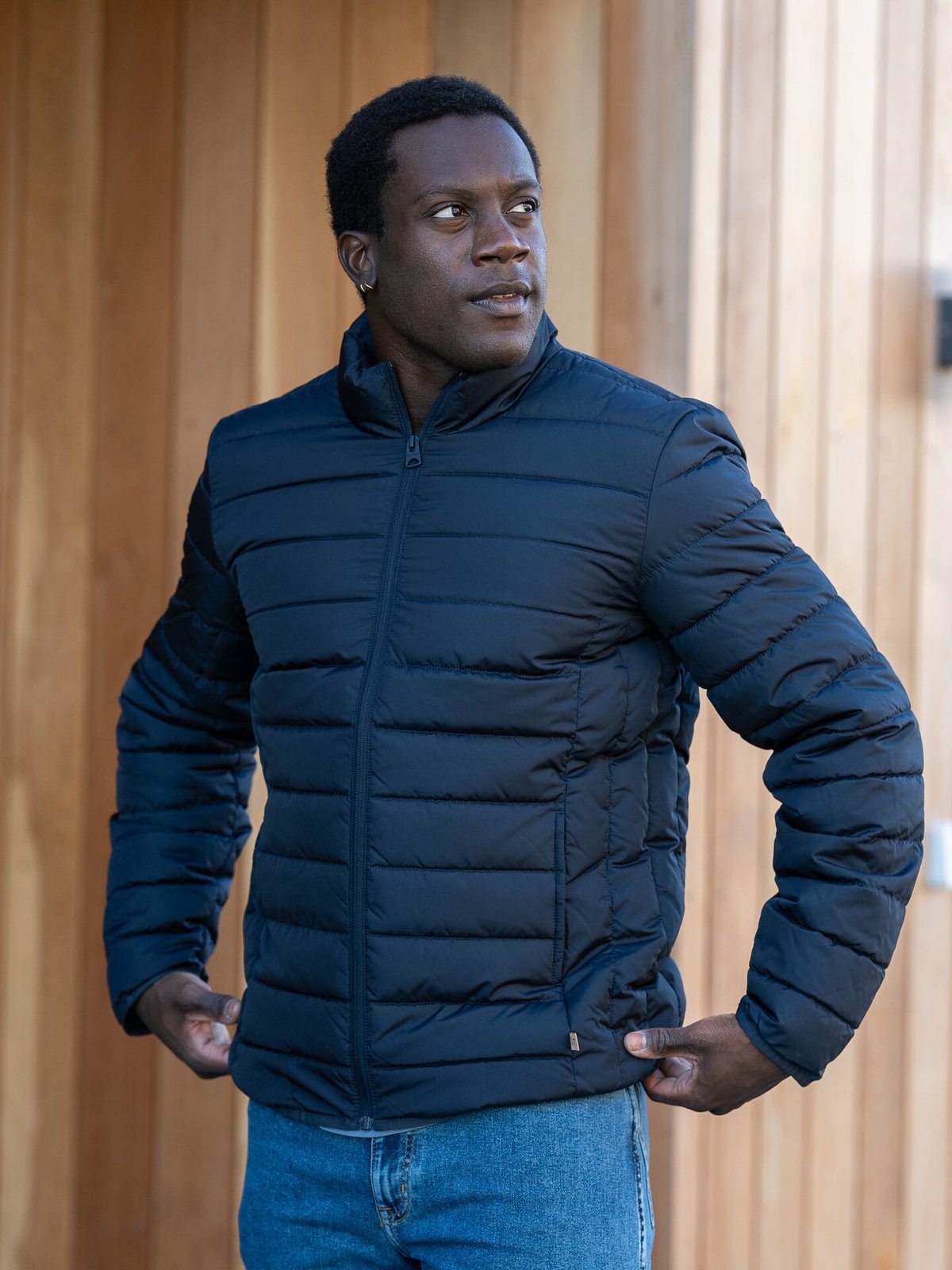 Only & Sons Brody Quilt Jacket Dark Navy