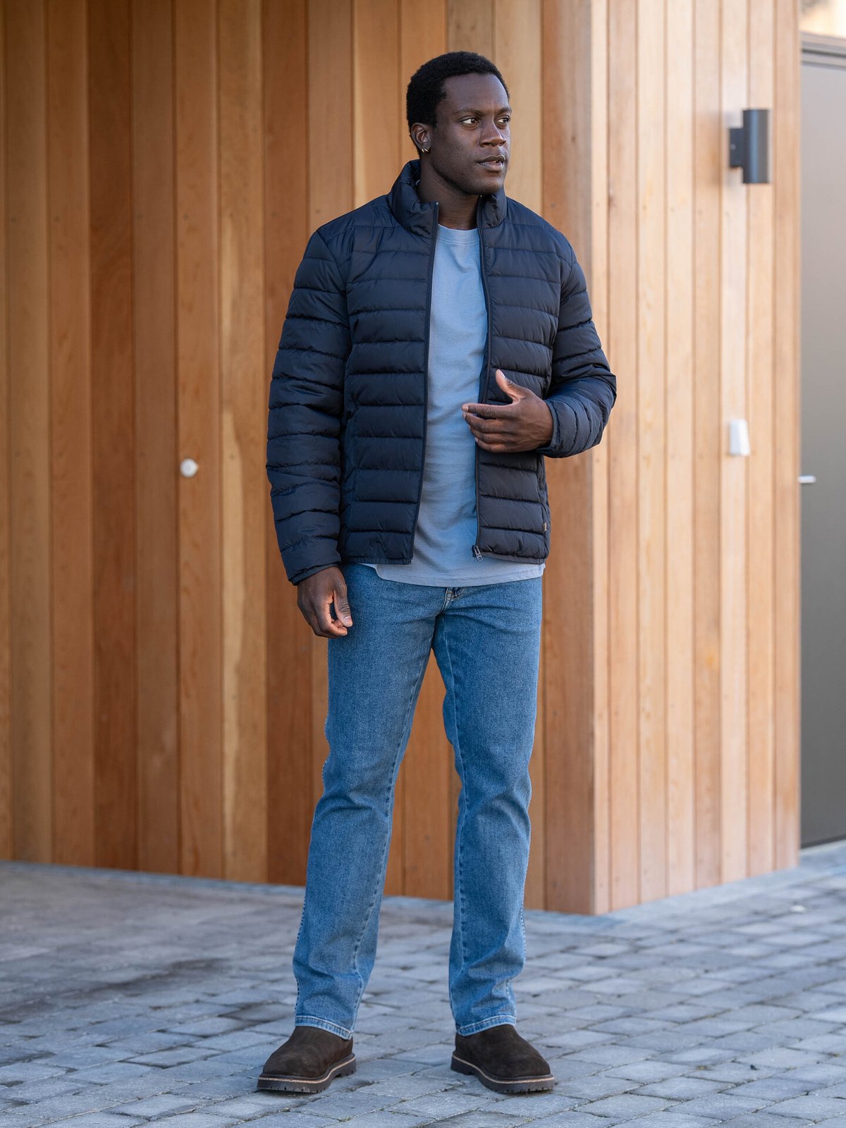 Only & Sons Brody Quilt Jacket Dark Navy