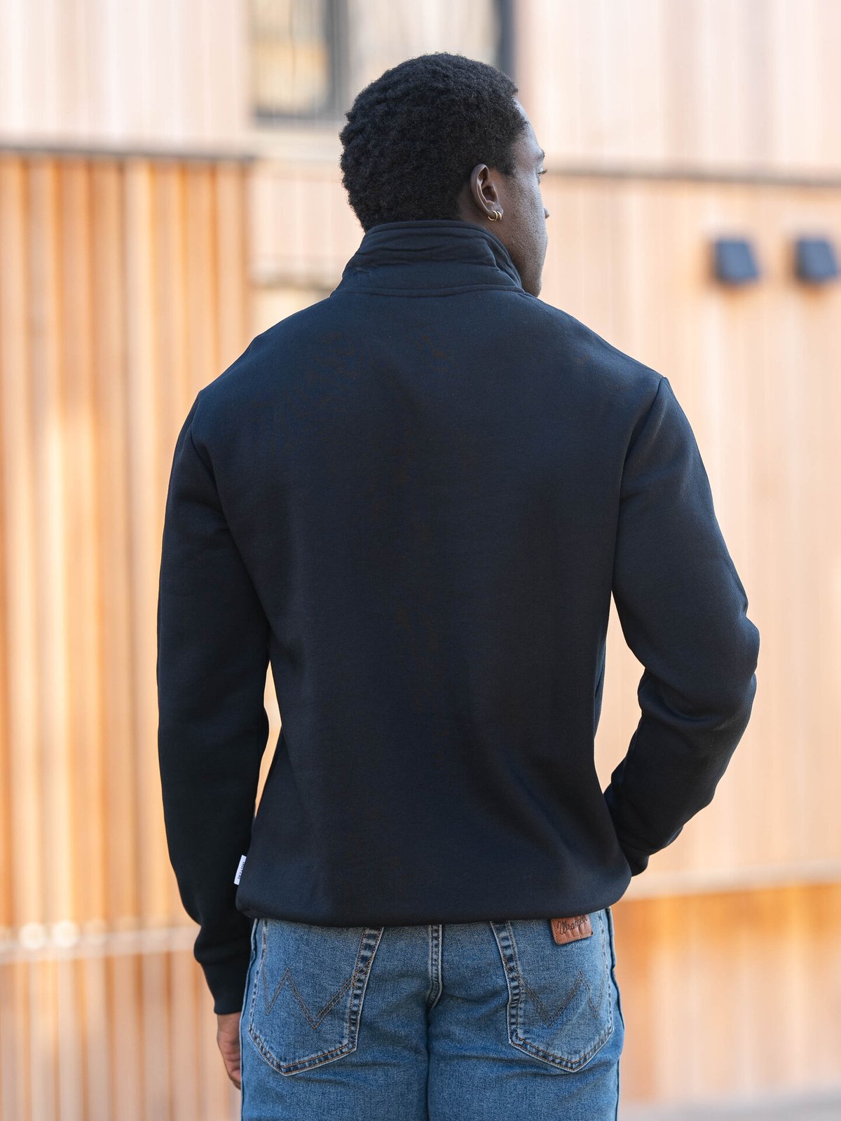 Only & Sons Ceres 1/4 Zip Sweat Polo Black
