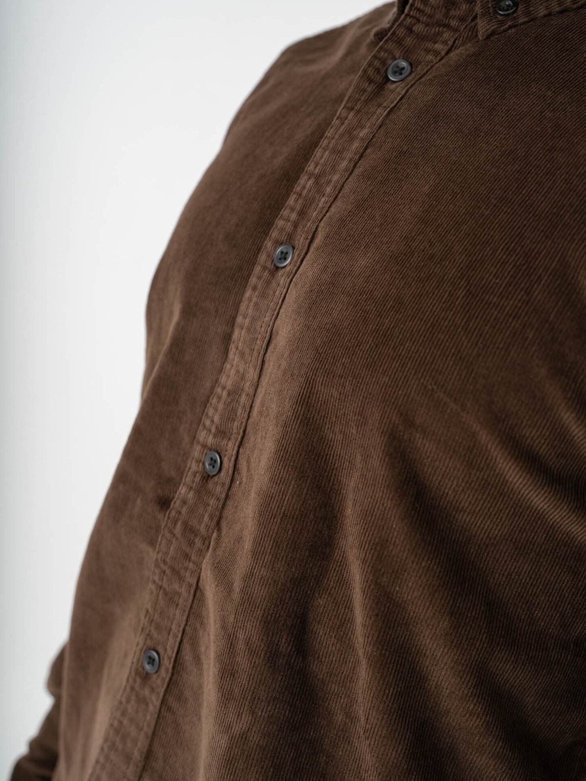 Only & Sons Michael Regular Cord Stretch Long Sleeve Demitasse