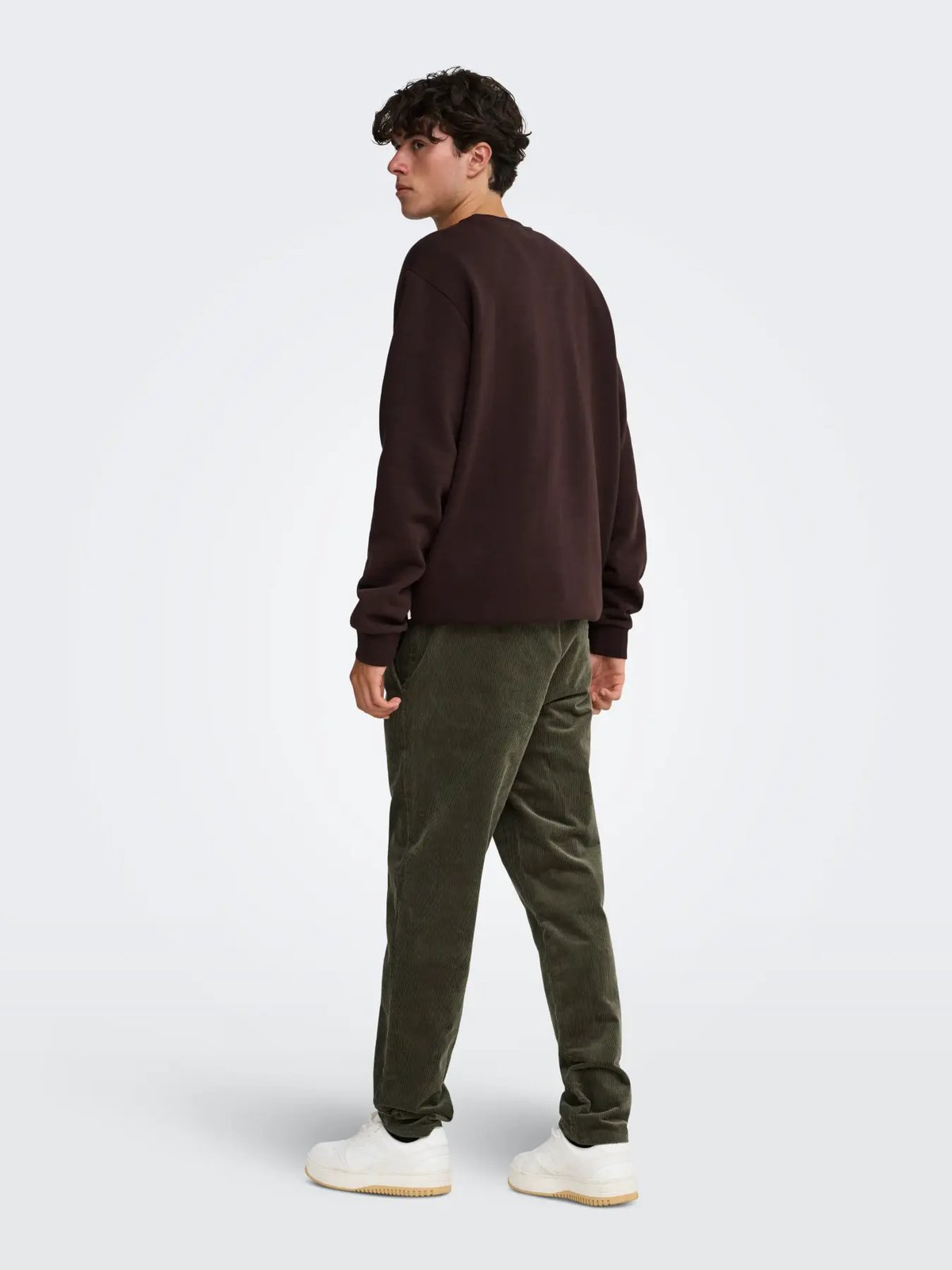 Only & Sons Linus Tap Corduroy Pant Beluga
