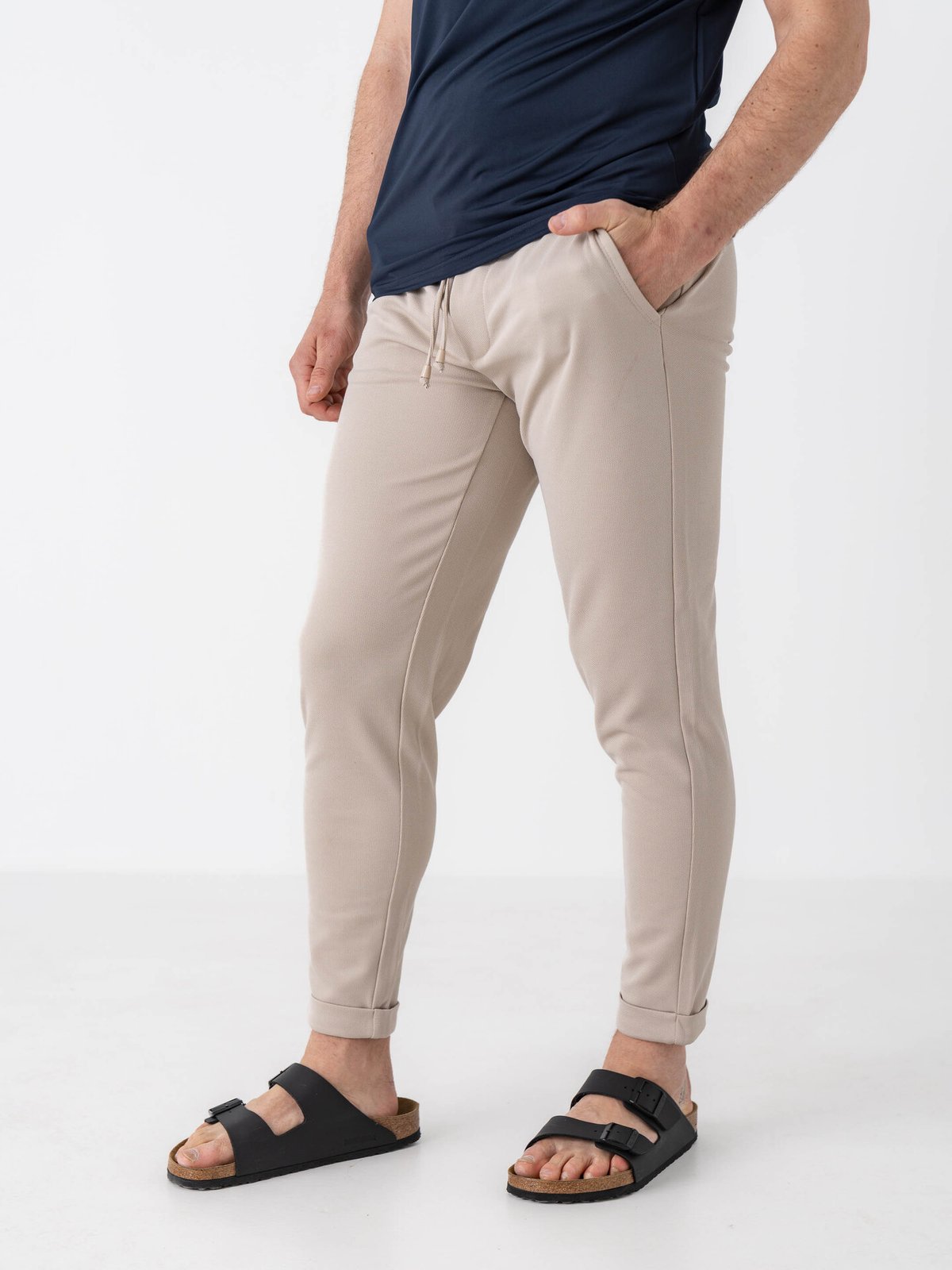 Only & Sons Linus Crop Tap Pant Silver Lining
