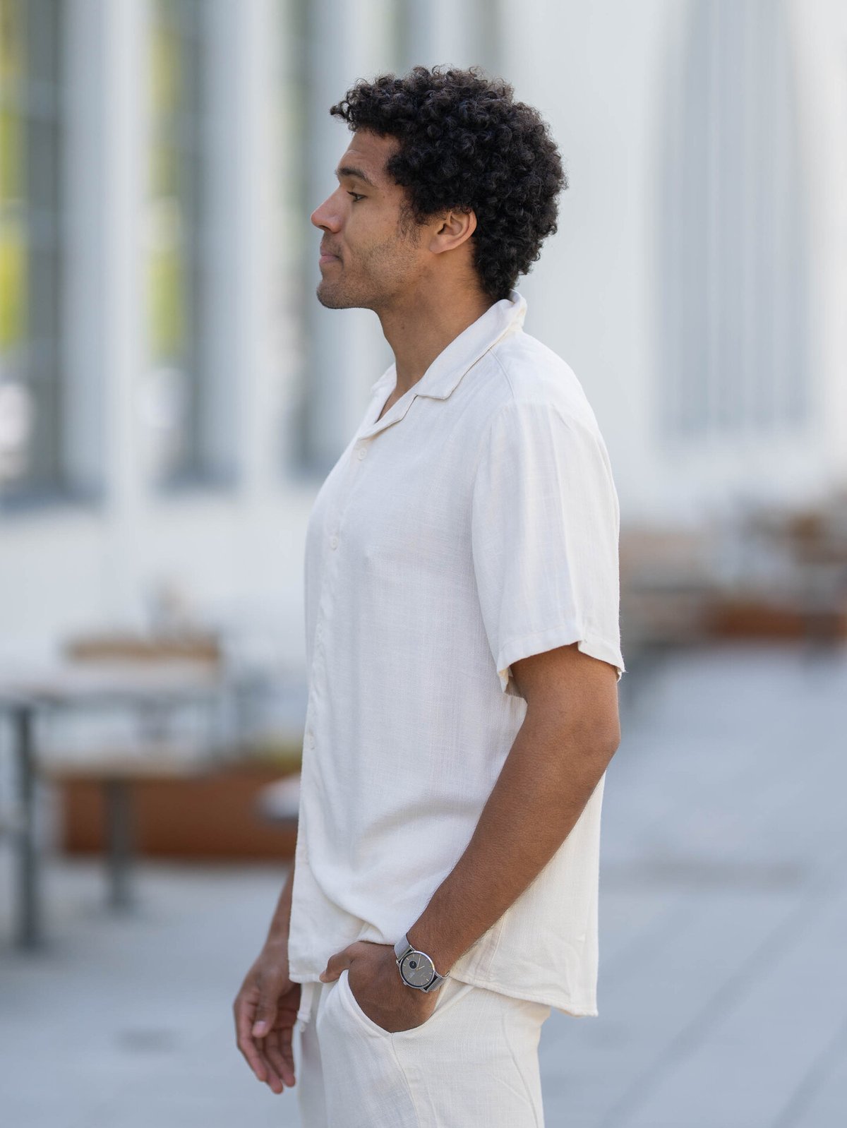 Only & Sons Kari Resort Short Sleeve Shirt White