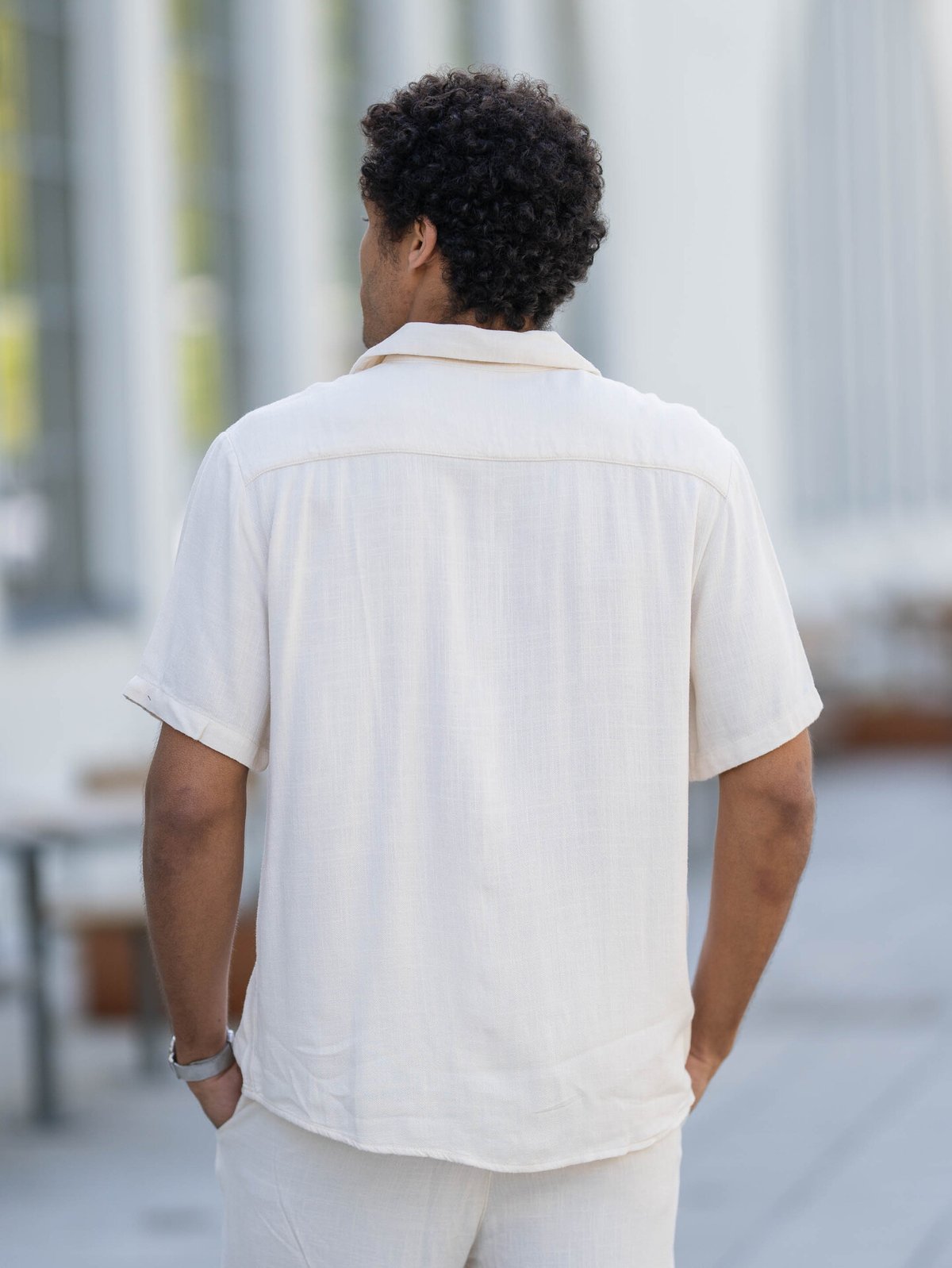 Only & Sons Kari Resort Short Sleeve Shirt White