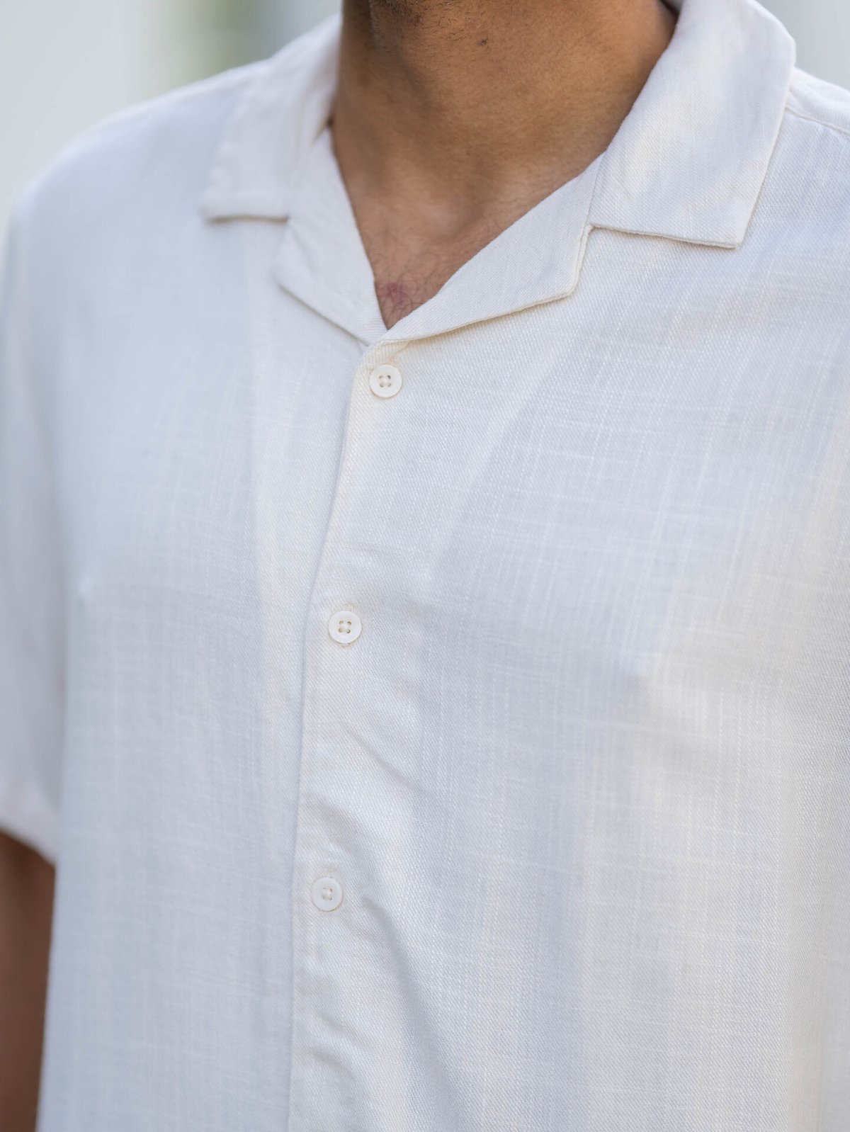 Only & Sons Kari Resort Short Sleeve Shirt White