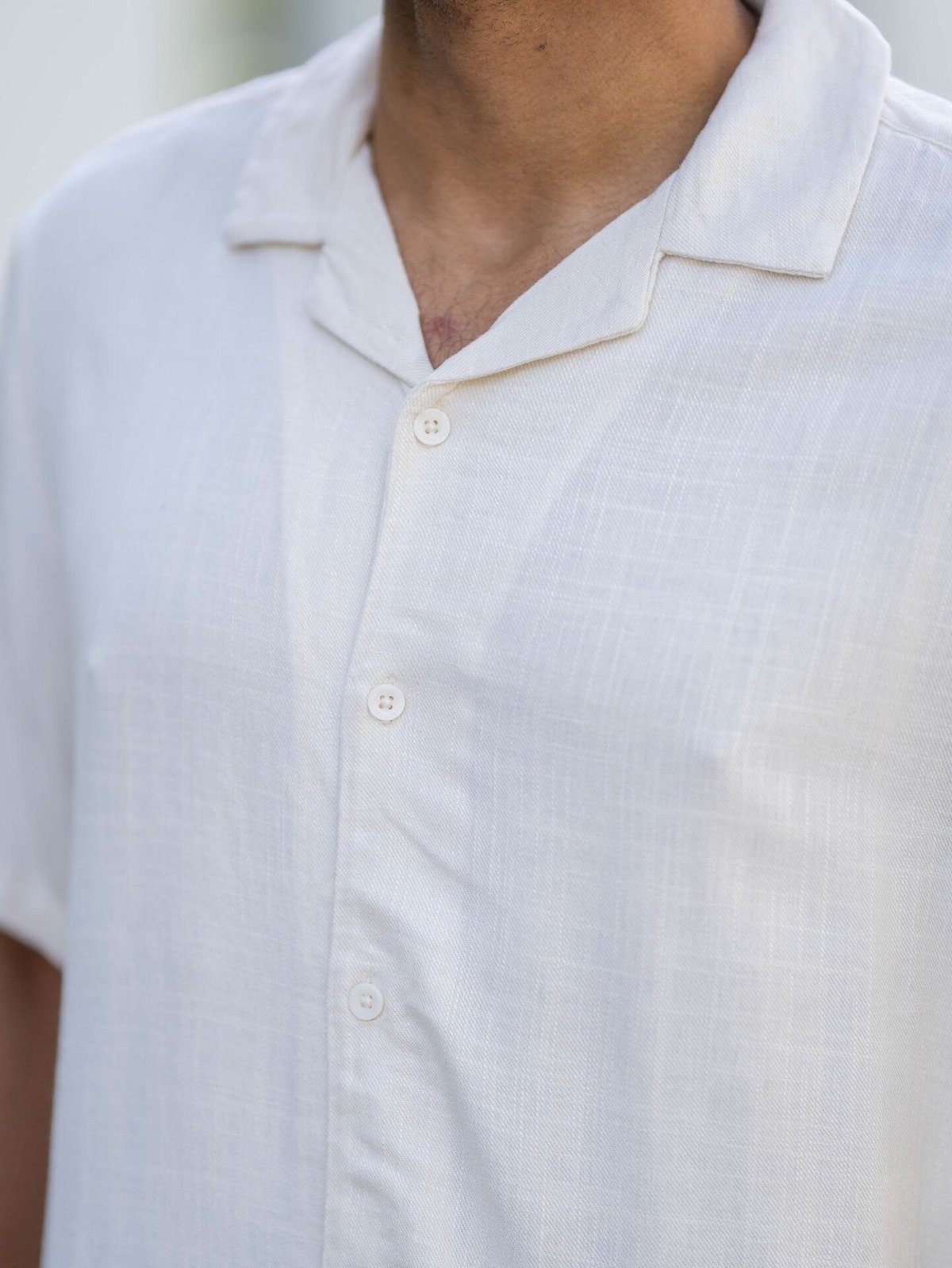 Only & Sons Kari Resort Short Sleeve Shirt White