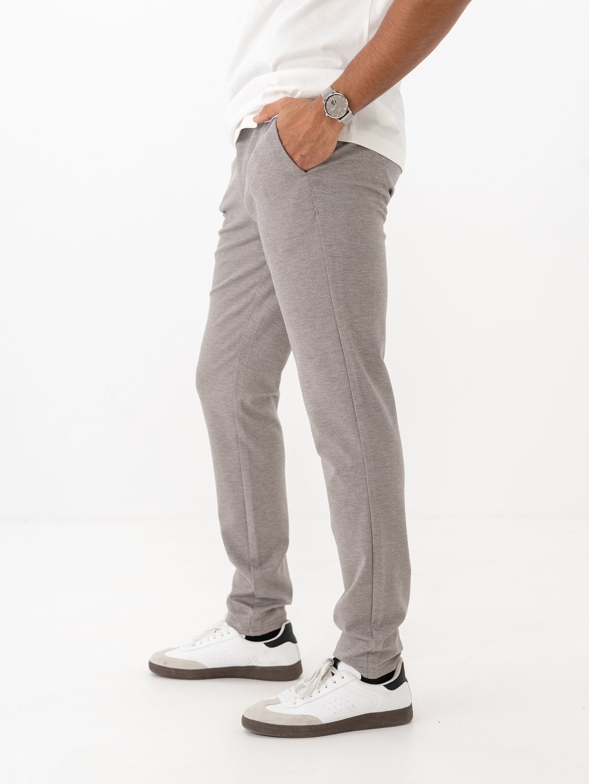 Only & Sons Mark Slim Ditsy Pant Chinchilla