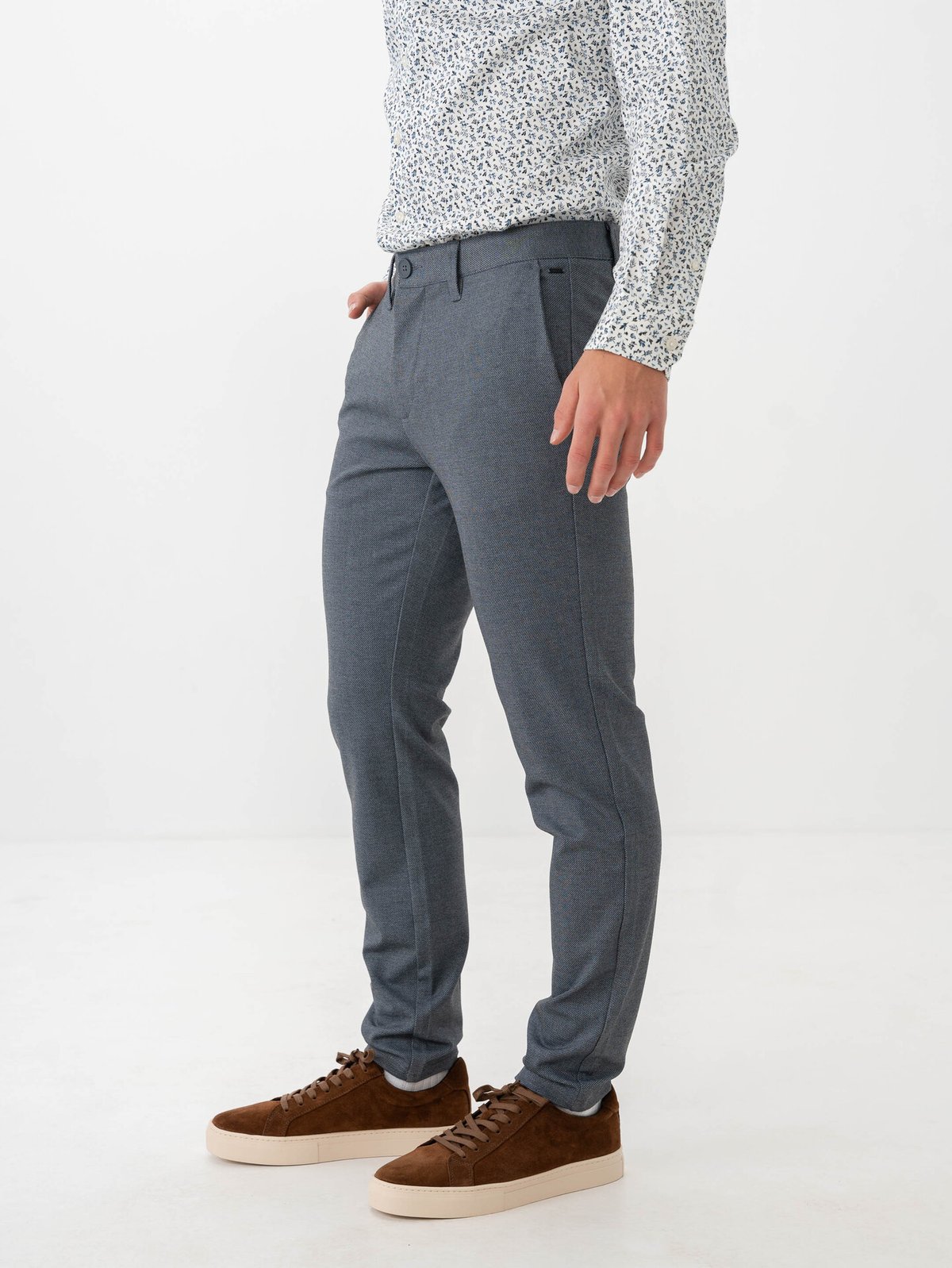 Only & Sons Mark Slim Ditsy Pant Dark Navy