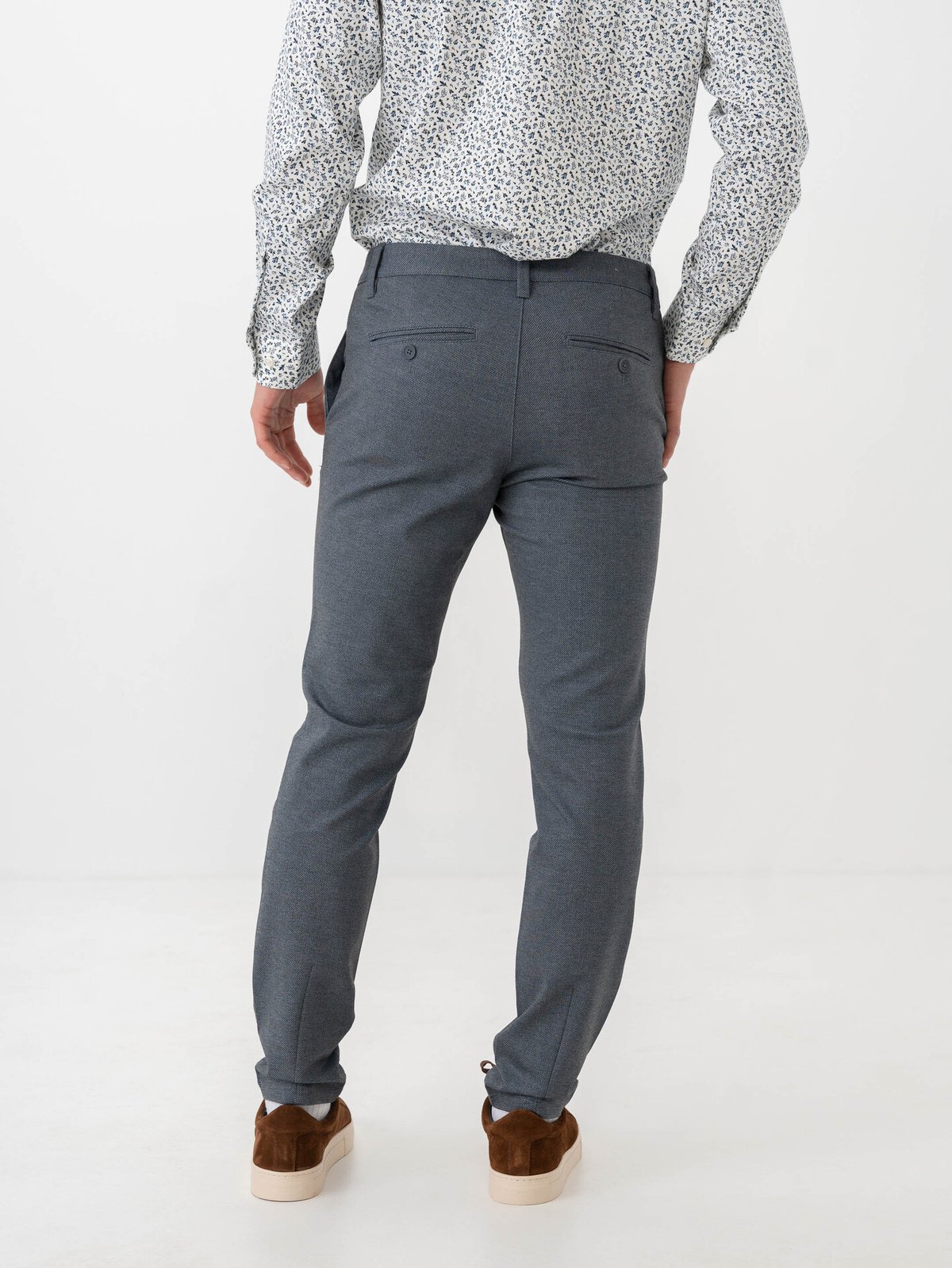 Only & Sons Mark Slim Ditsy Pant Dark Navy