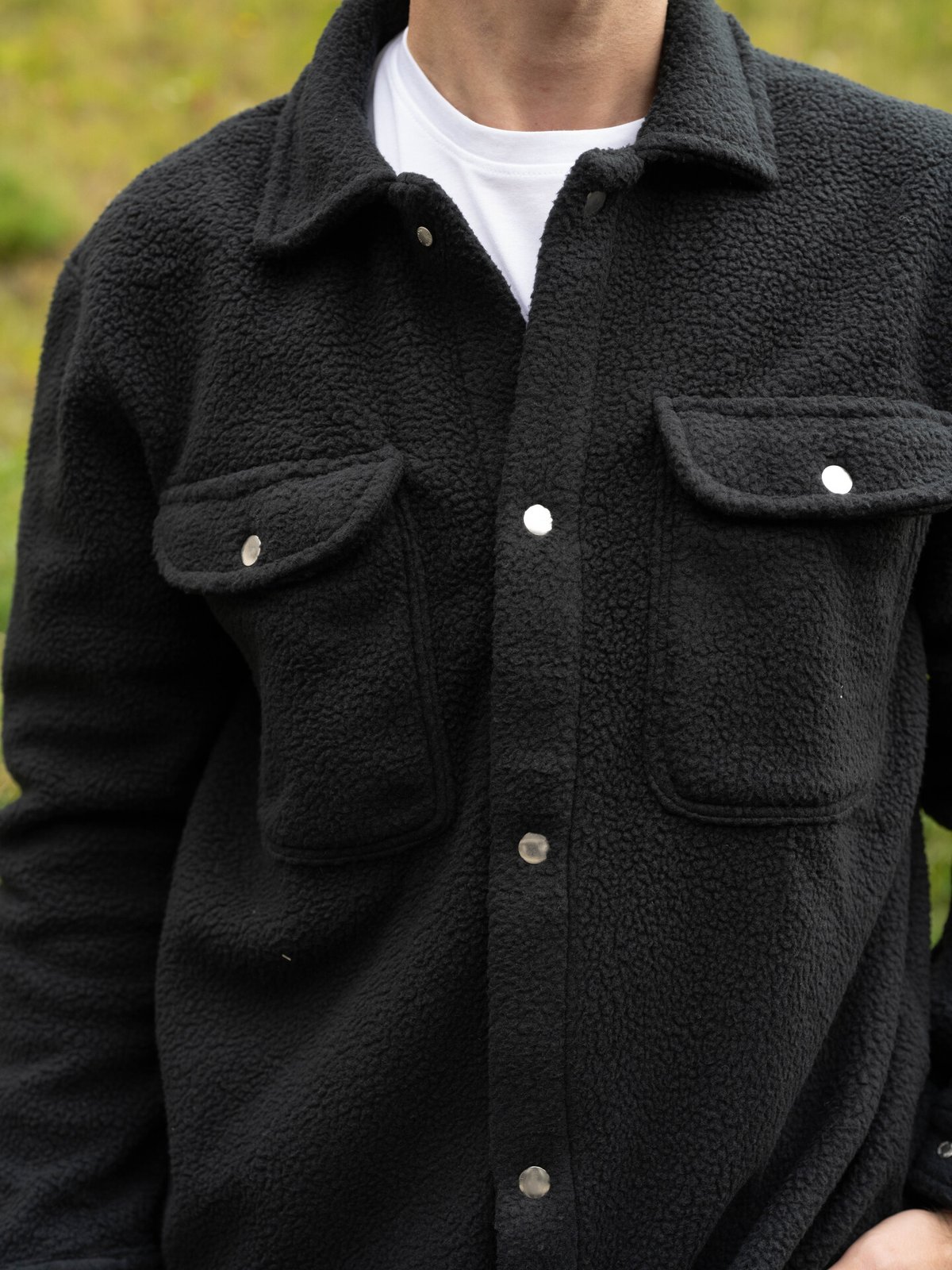 Only & Sons Emilio Teddy Overshirt Black