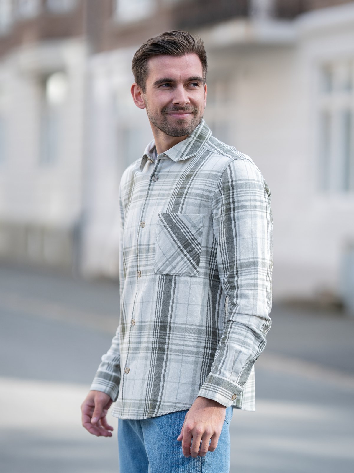 Only & Sons Mason Overshirt Forest Frog