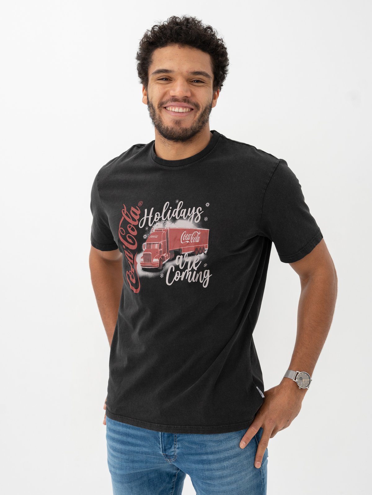 Only & Sons Cola Regular Short Sleeve Tee Black