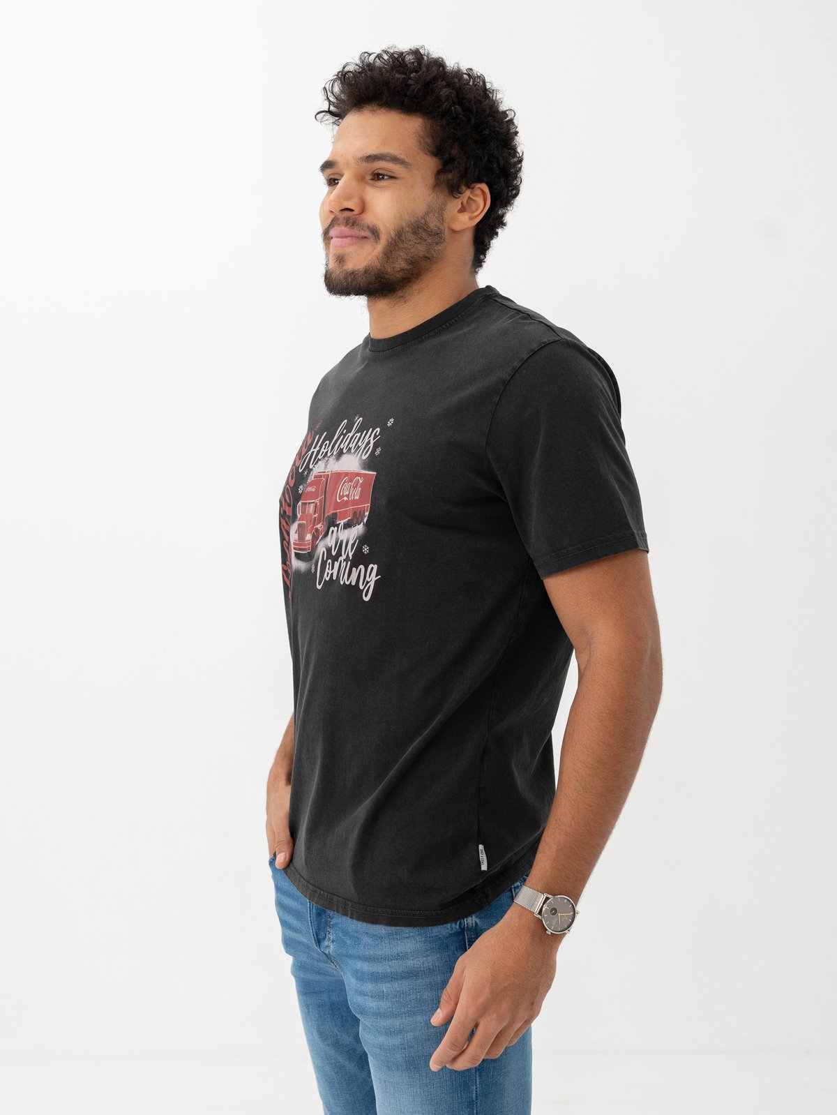 Only & Sons Cola Regular Short Sleeve Tee Black