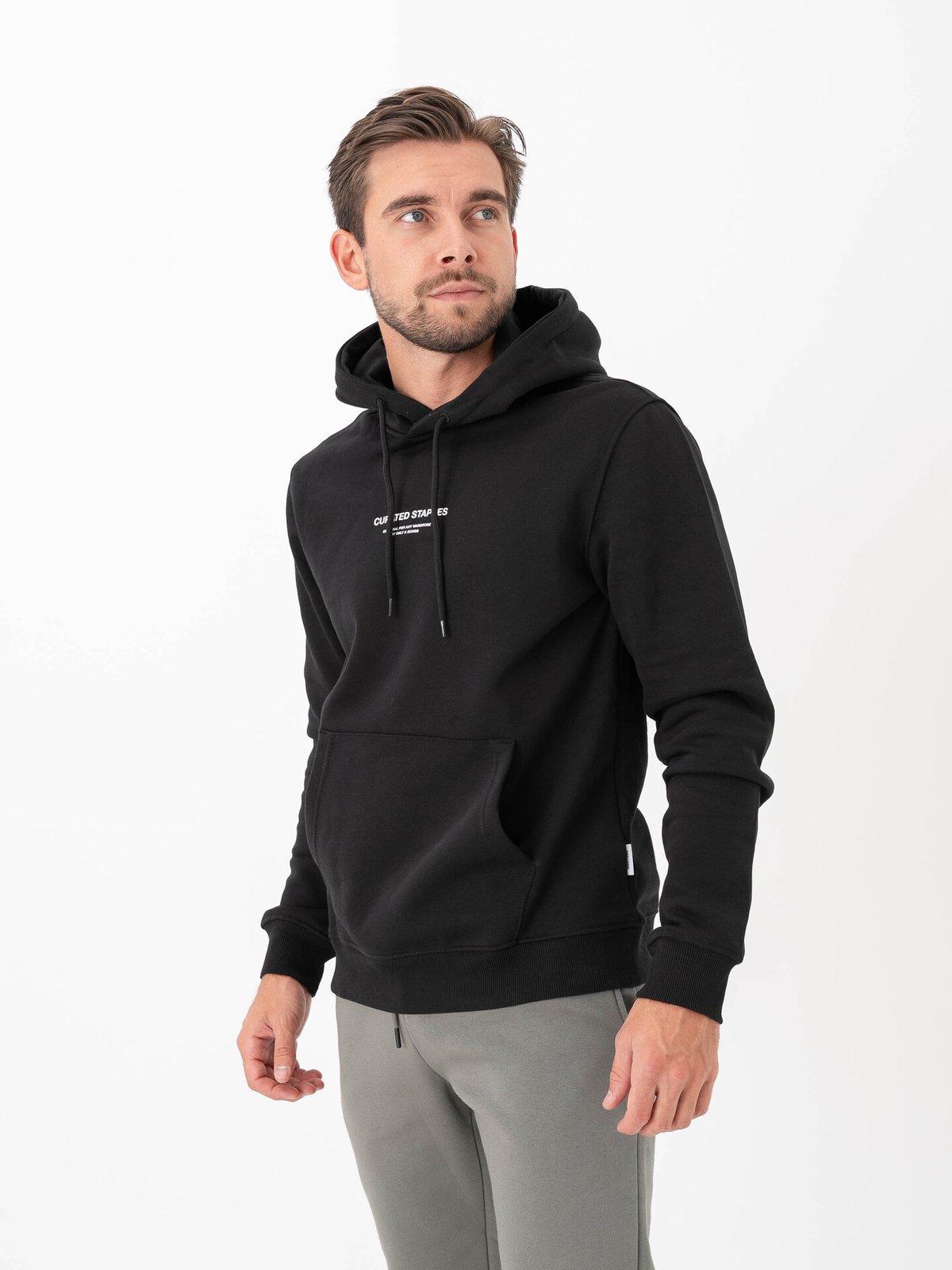 Only & Sons Curated Reg Hoodie Sweat Black