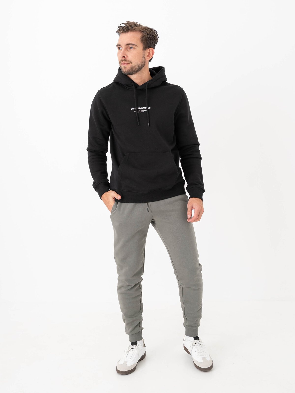 Only & Sons Curated Reg Hoodie Sweat Black