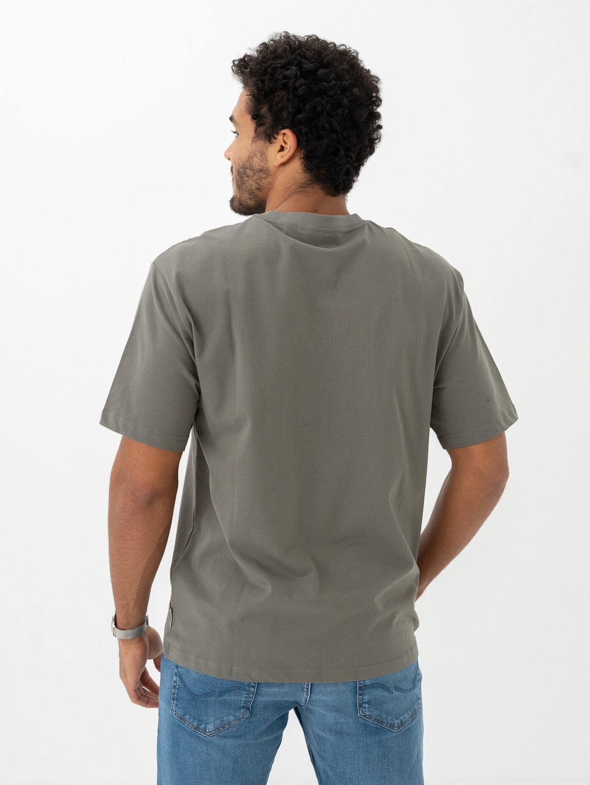 Only & Sons Curated Relaxed Print Short Sleeve Tee Castor Gray