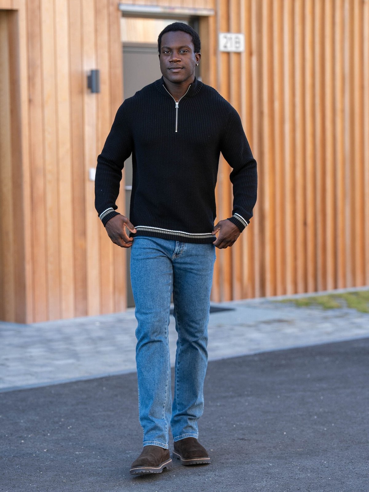 Only & Sons Lima Life Reg Knit Black