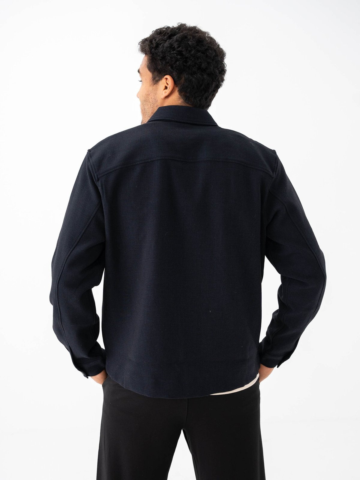 Only & Sons Marlon Comfort Strech Overshirt Black Melange