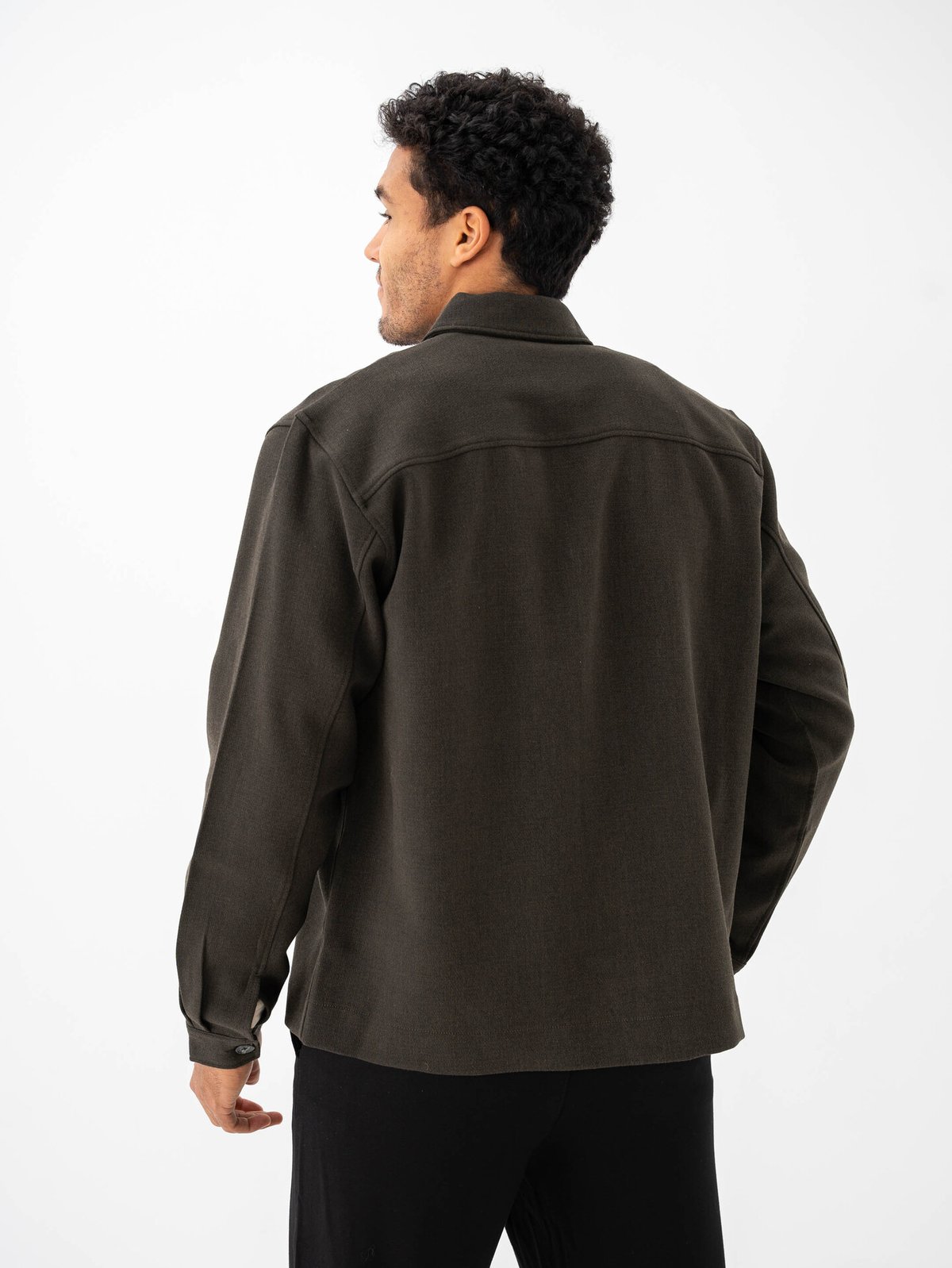 Only & Sons Marlon Comfort Strech Overshirt Olive Night Melange