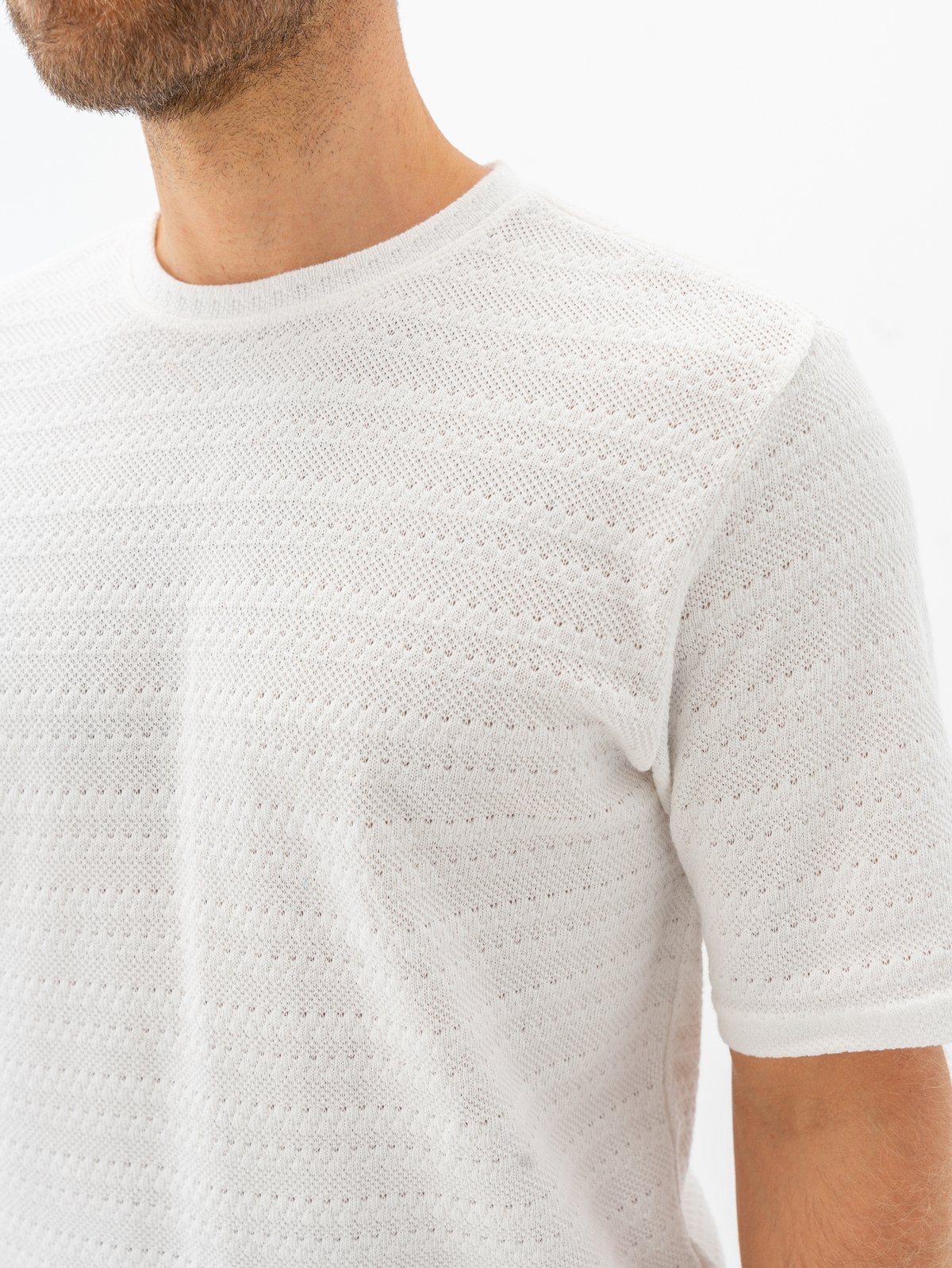 Only & Sons Givo Reg Short Sleeve Crew Knit Cloud Dancer