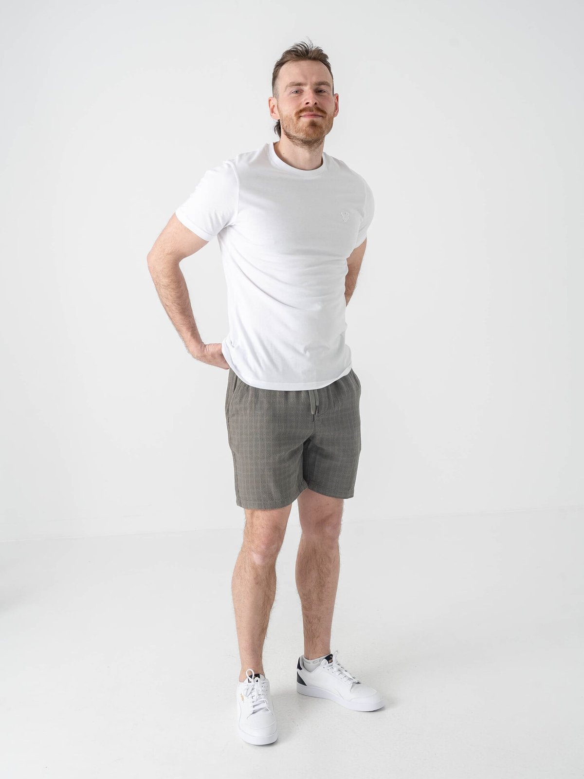 Only & Sons Tel Linen Latham Shorts Dusty Olive