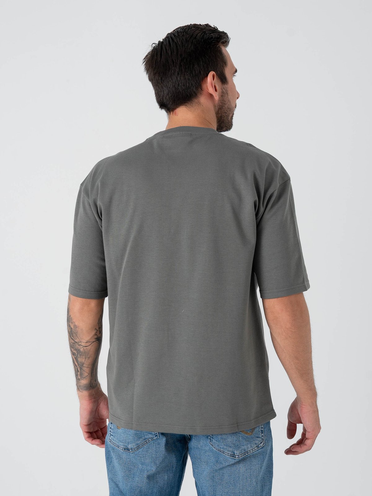 Only & Sons Caspian Airflex Boxy Short Sleeve Tee Castor Gray