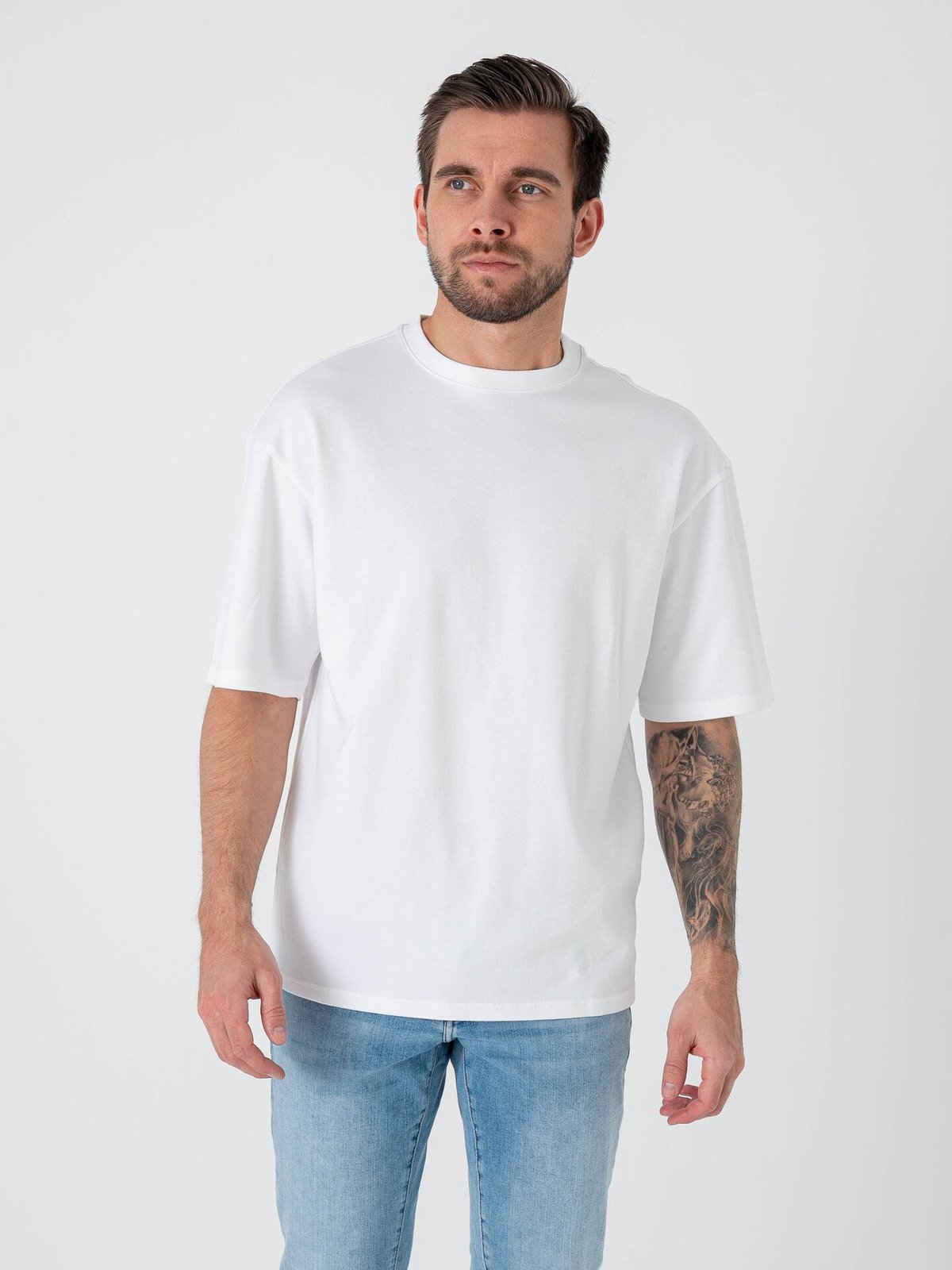 Only & Sons Caspian Airflex Boxy Short Sleeve Tee White