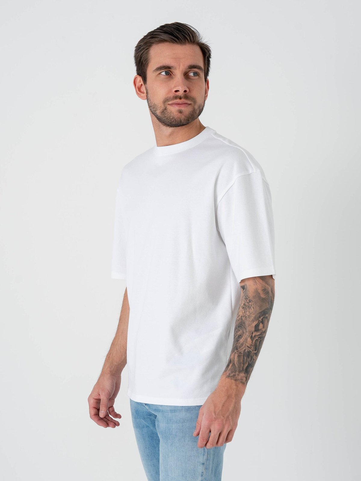 Only & Sons Caspian Airflex Boxy Short Sleeve Tee White