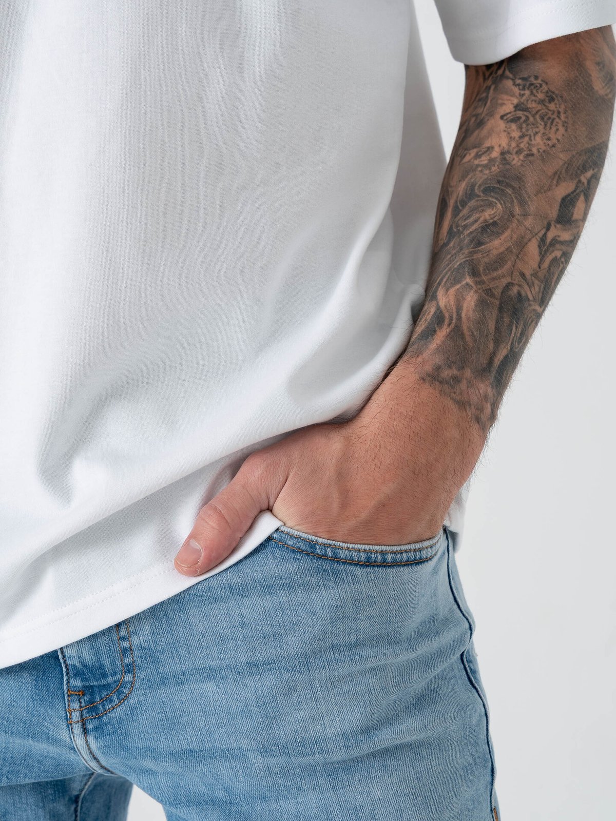 Only & Sons Caspian Airflex Boxy Short Sleeve Tee White