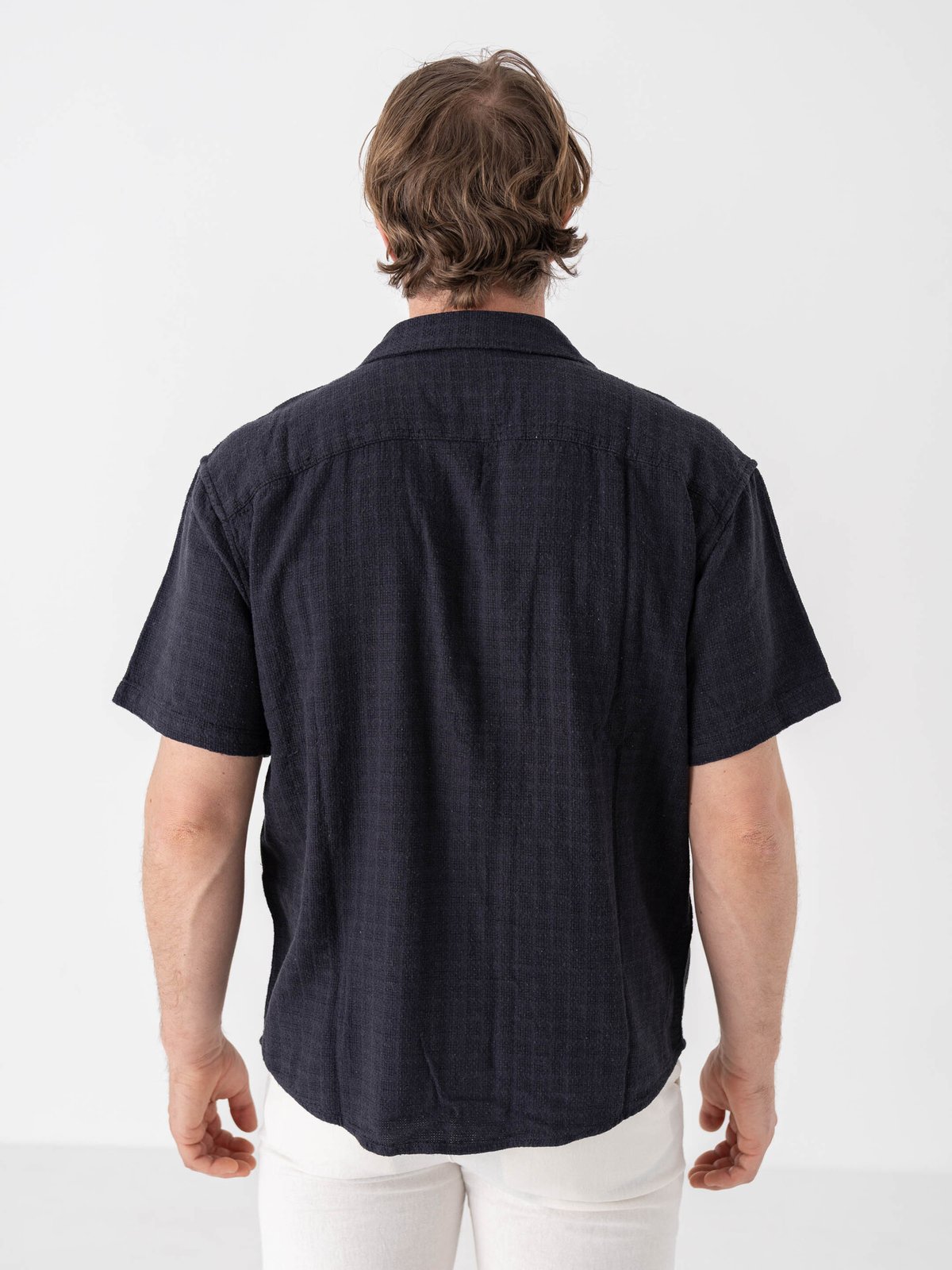 Only & Sons Latham RLXSS Resort Linen Structure Dark Navy