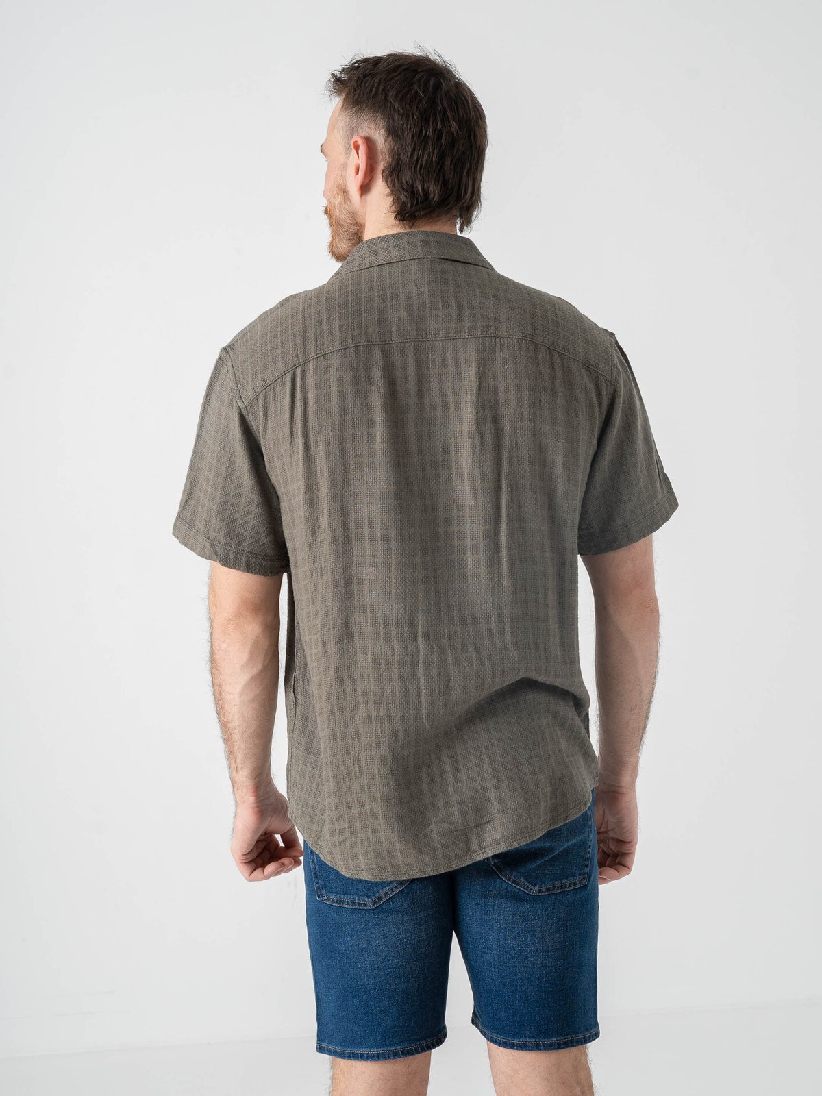 Only & Sons Latham RLXSS Resort Linen Structure Dusty Olive