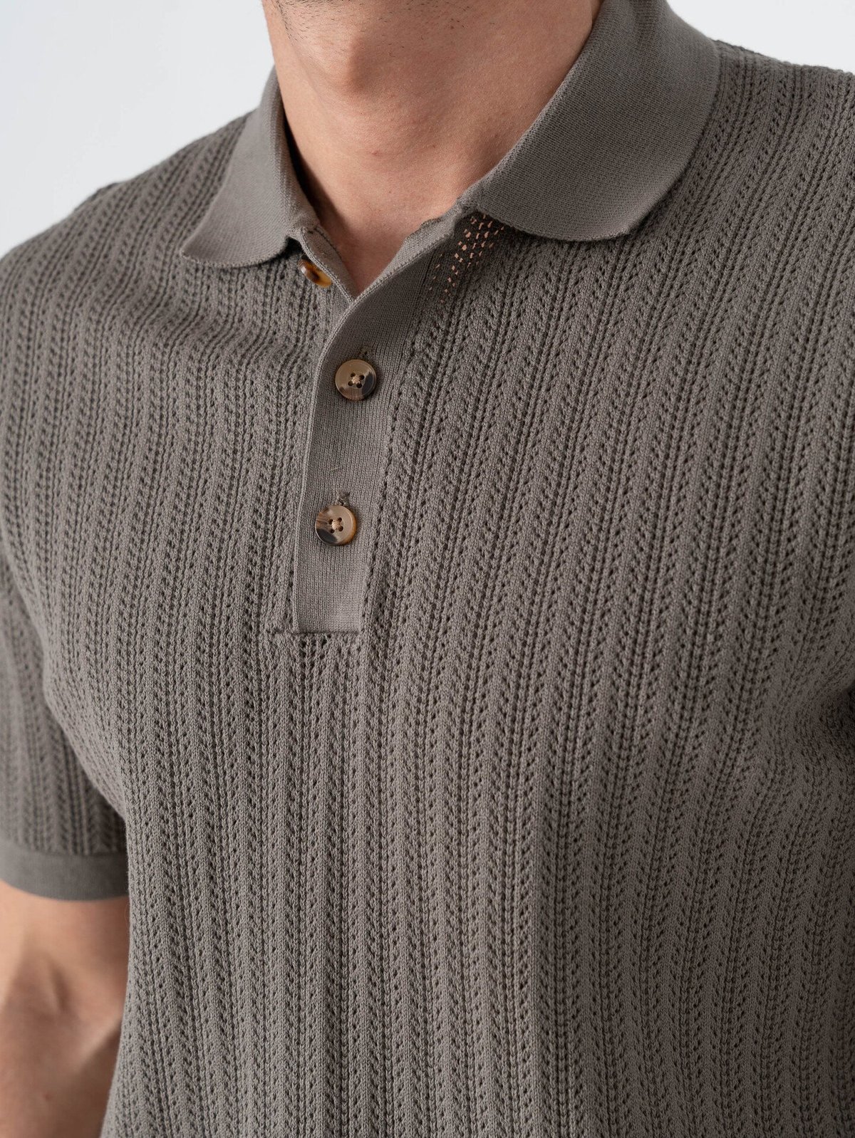 Only & Sons Moon Reg Short Sleeve Polo Knit Bungee Cord