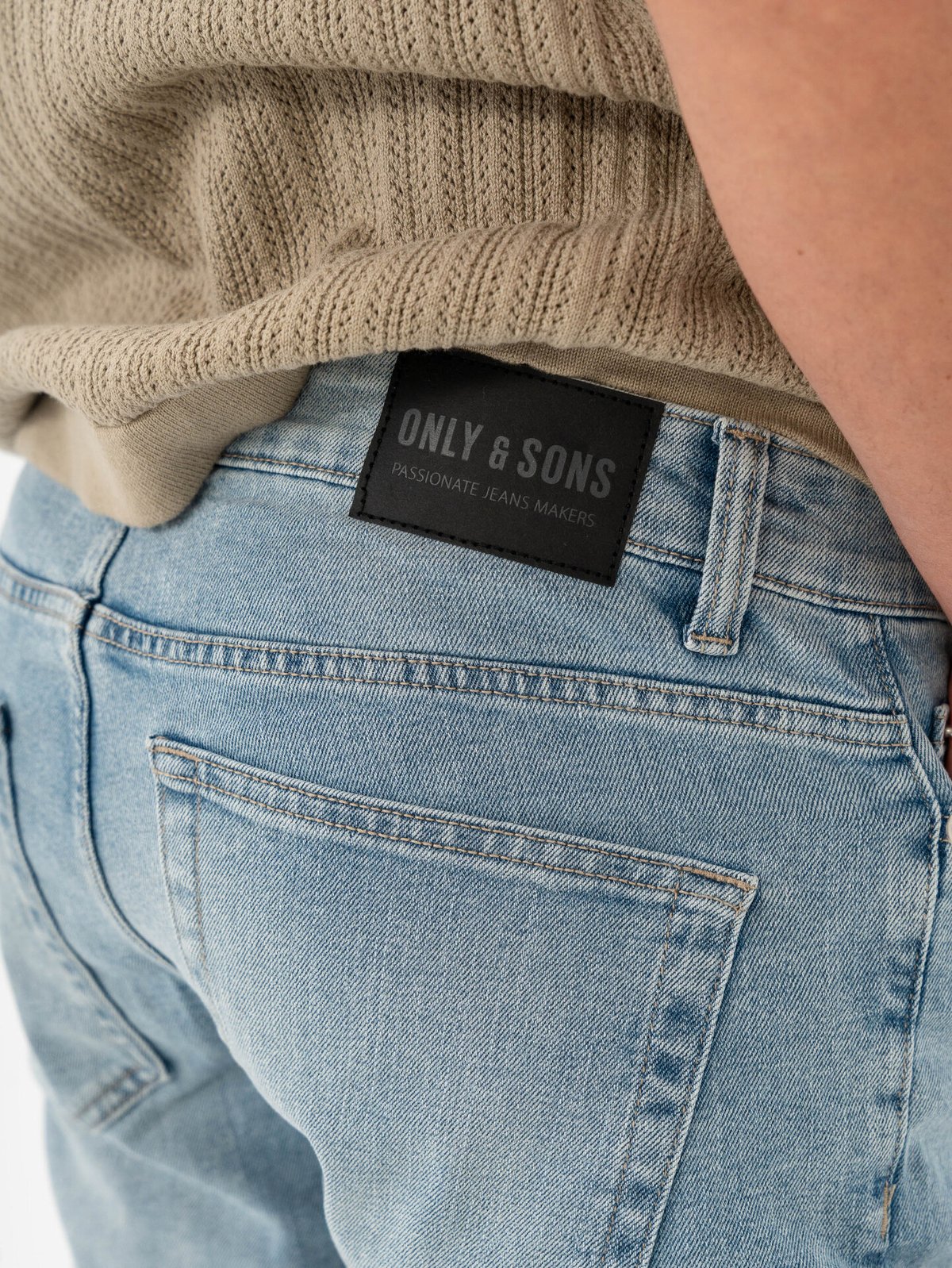 Only & Sons Loom Slim Denim Light Blue Denim