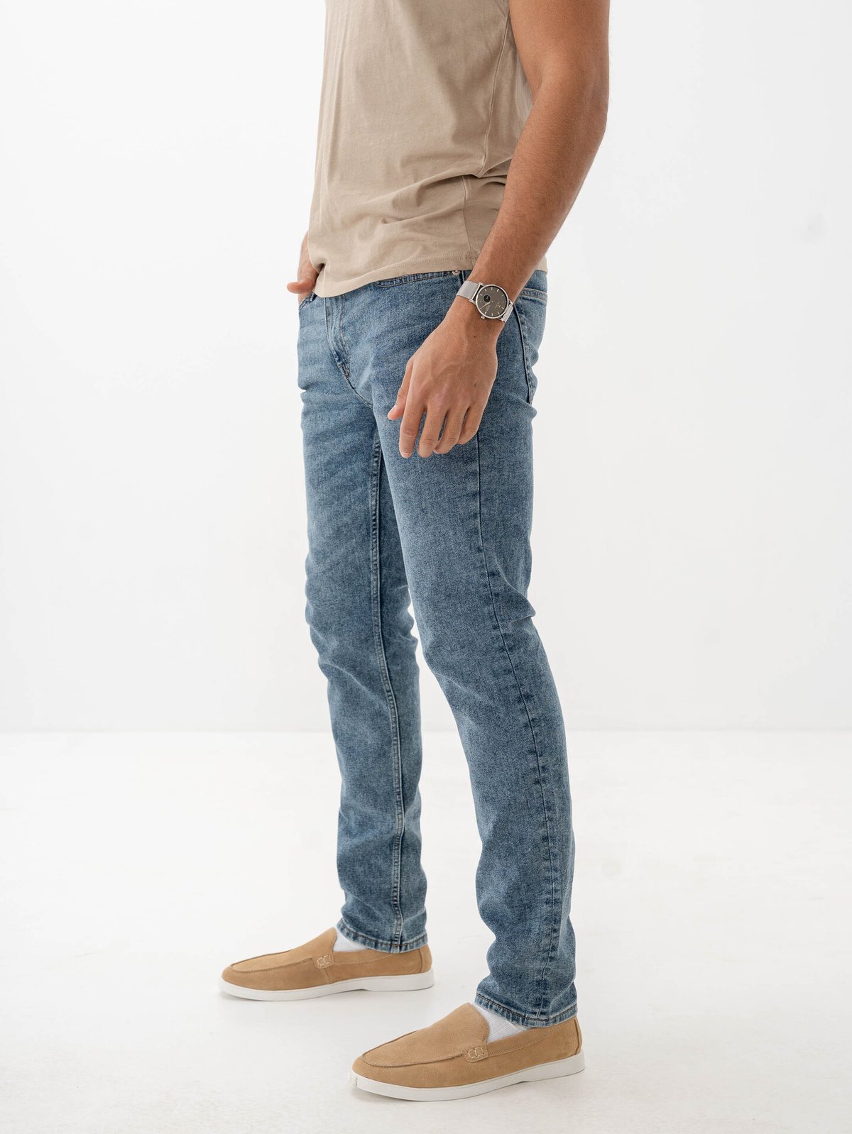 Only & Sons Loom Slim Denim Medium Blue Denim