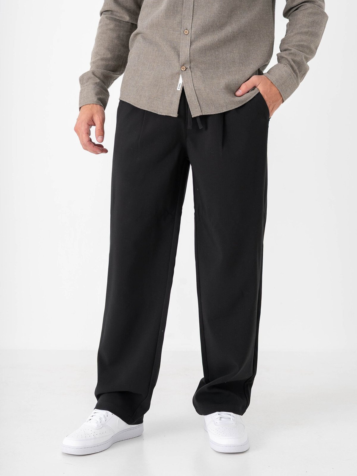 Only & Sons Will Loose String Pant Jet Black