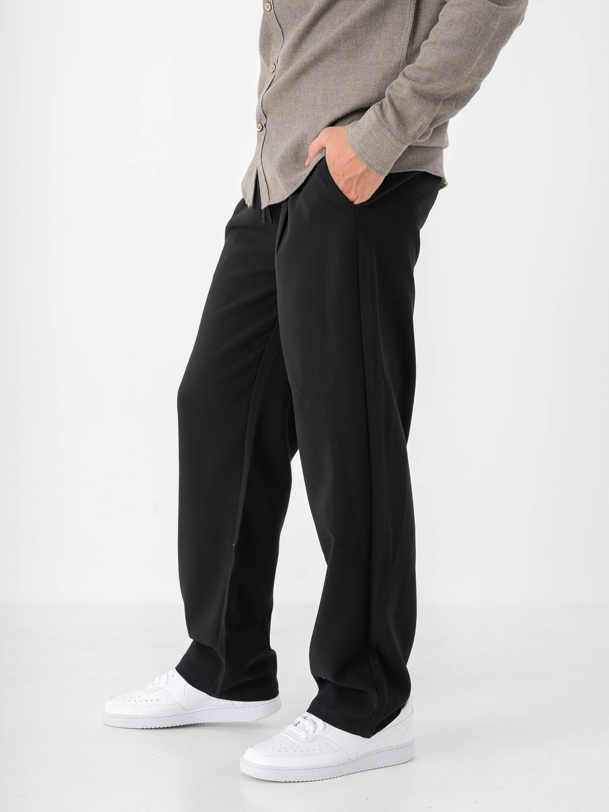 Only & Sons Will Loose String Pant Jet Black
