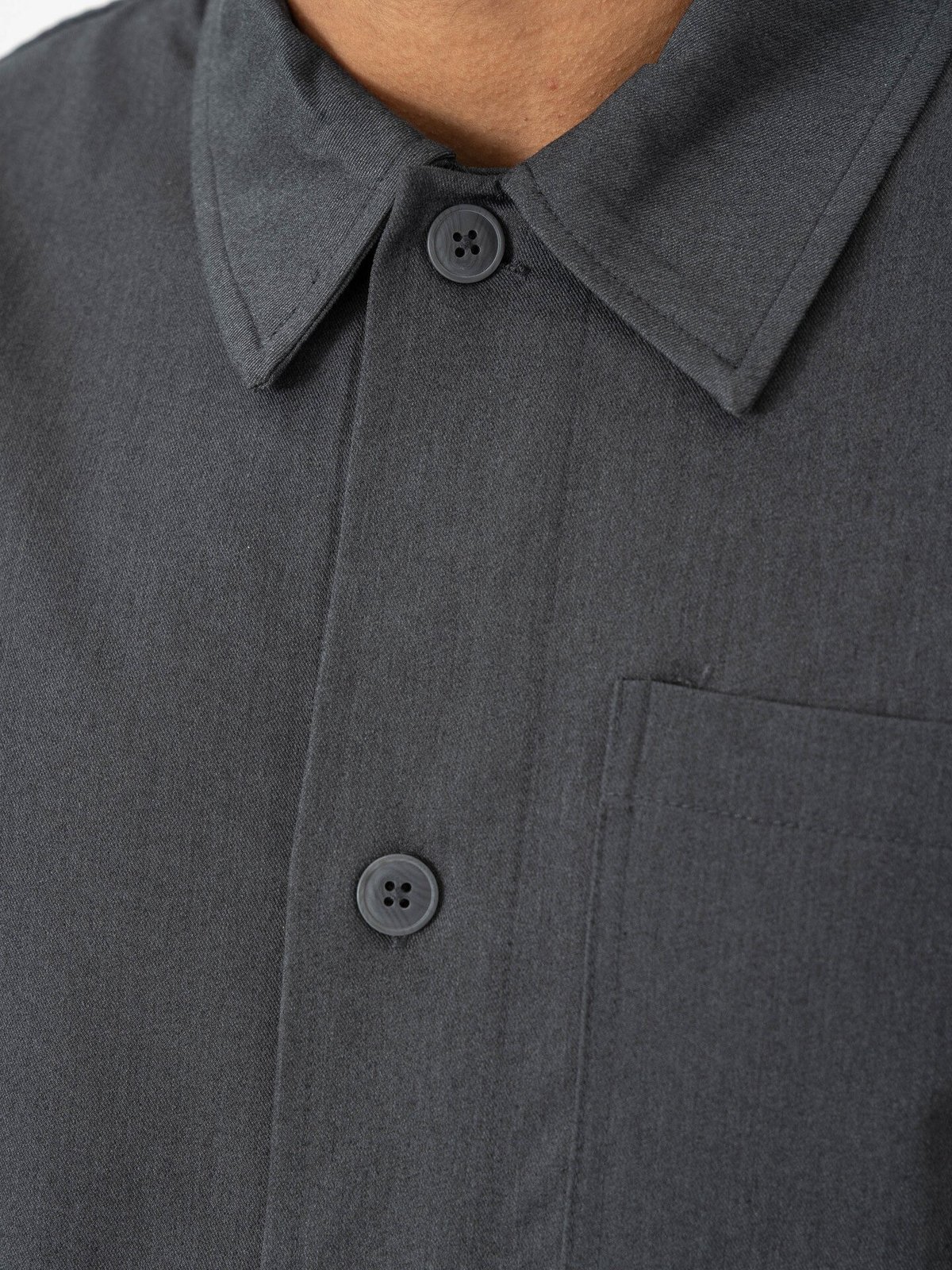 Only & Sons Miro Tailored Regular Overshirt Dark Grey Melange