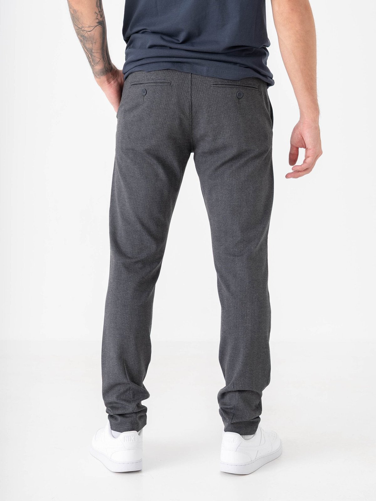 Only & Sons Mark Slim Check Pant Night Sky