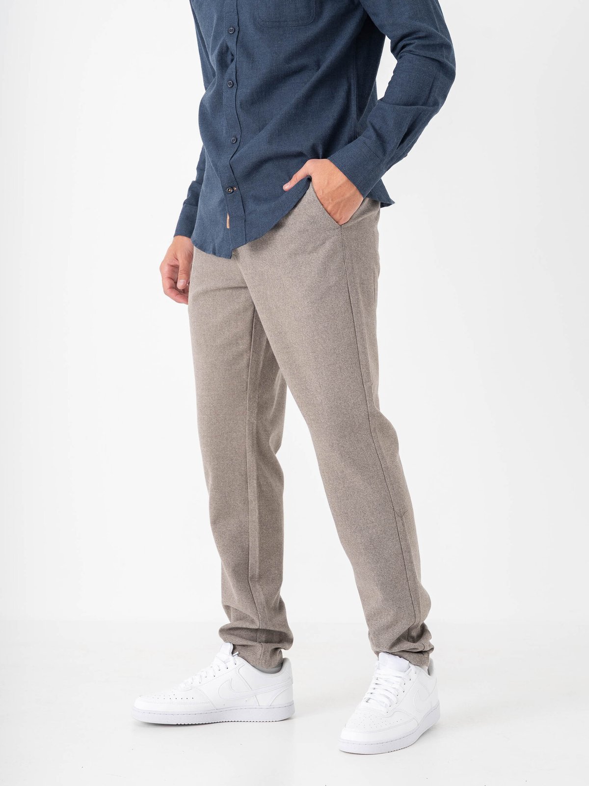 Only & Sons Mark Slim Brushed Pique Pant Falcon