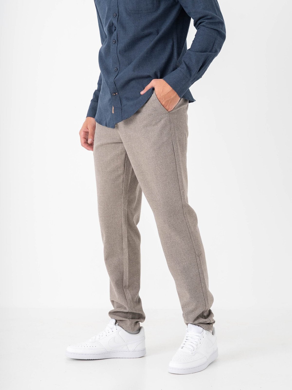 Only & Sons Mark Slim Brushed Pique Pant Falcon