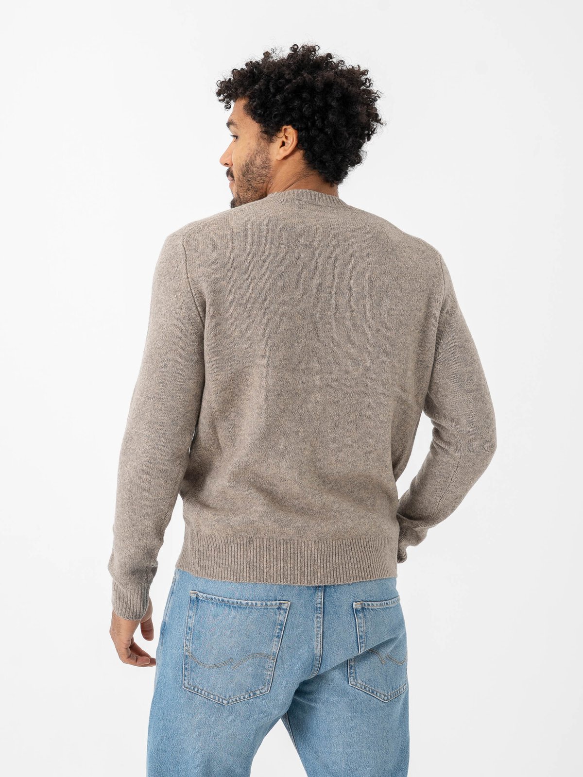 Only & Sons Ray Regular Long Sleeve Crew Knit Walnut