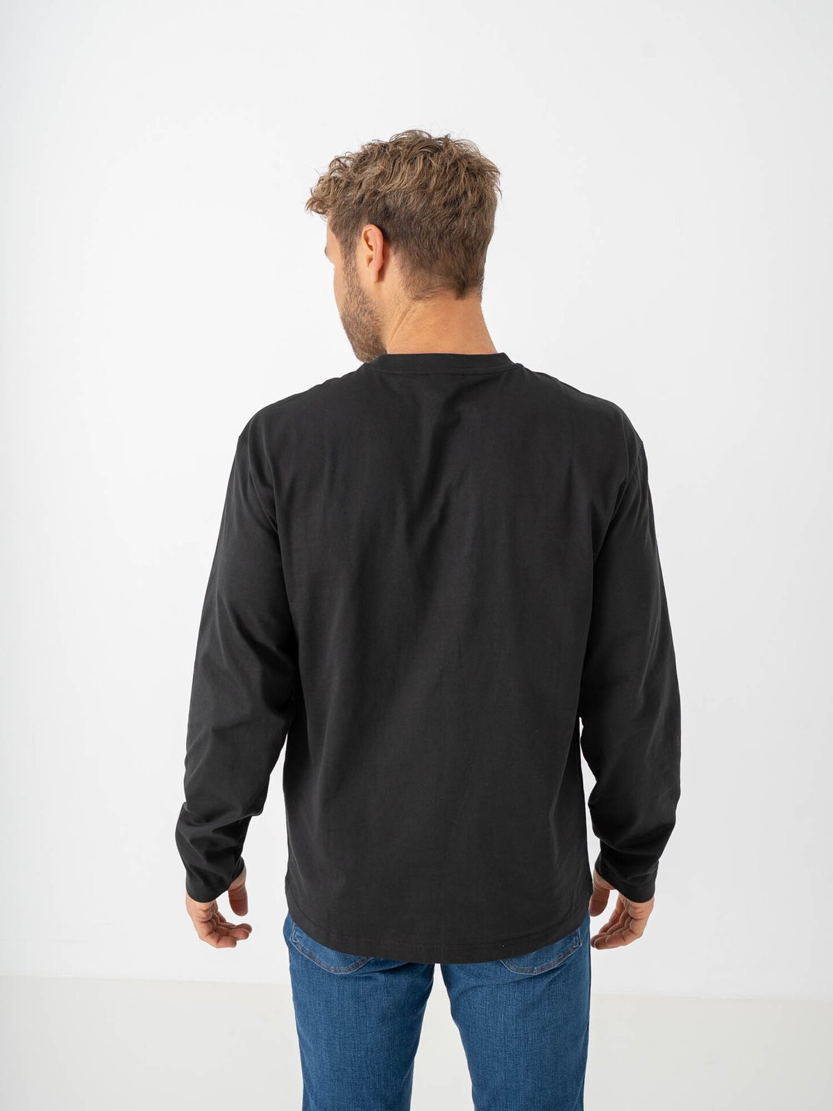 Only & Sons Fred Life Relax Long Sleeve Tee Black