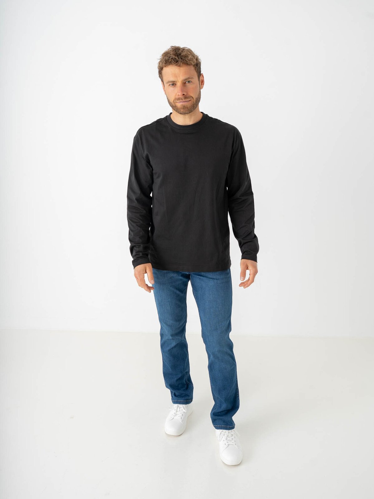 Only & Sons Fred Life Relax Long Sleeve Tee Black