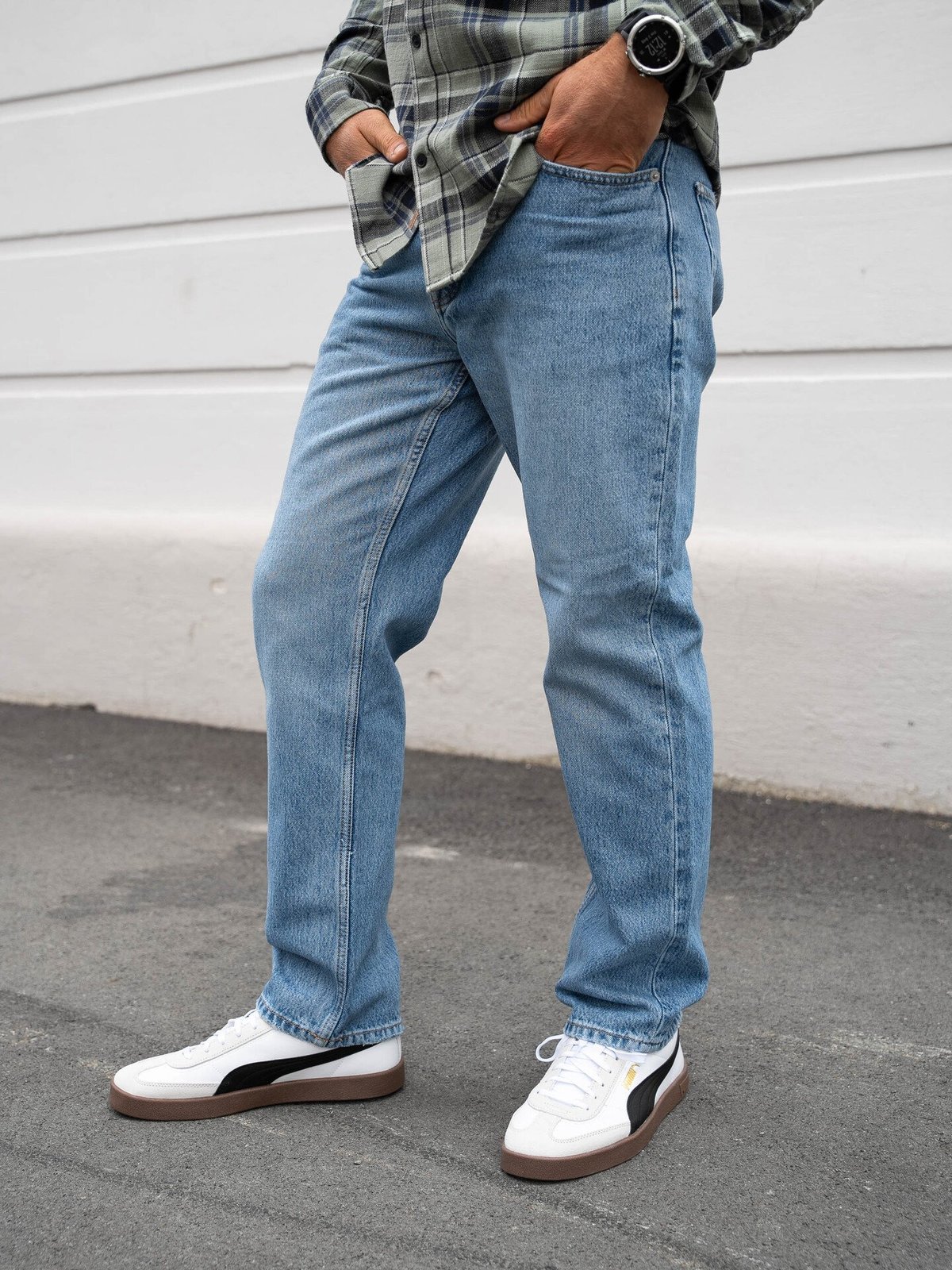 Only & Sons Edge Straight Denim Medium Blue Denim