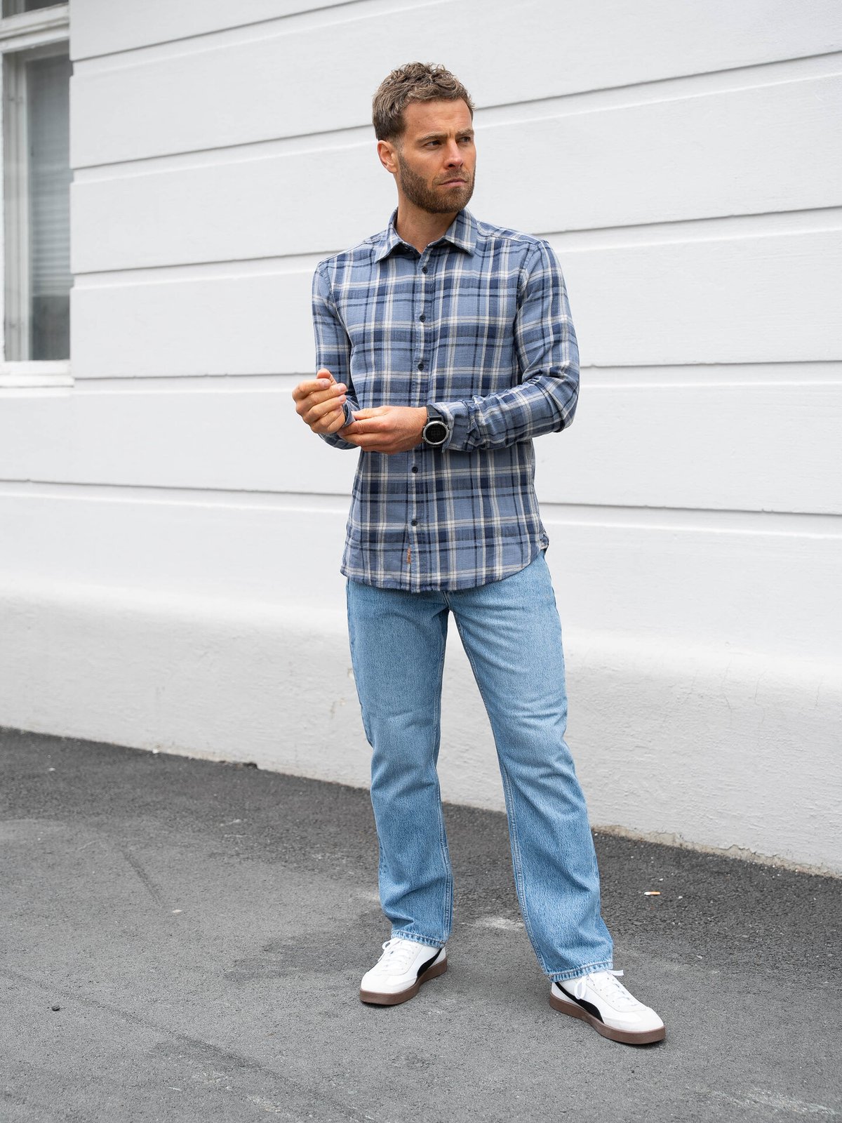 Only & Sons Edge Straight Denim Medium Blue Denim