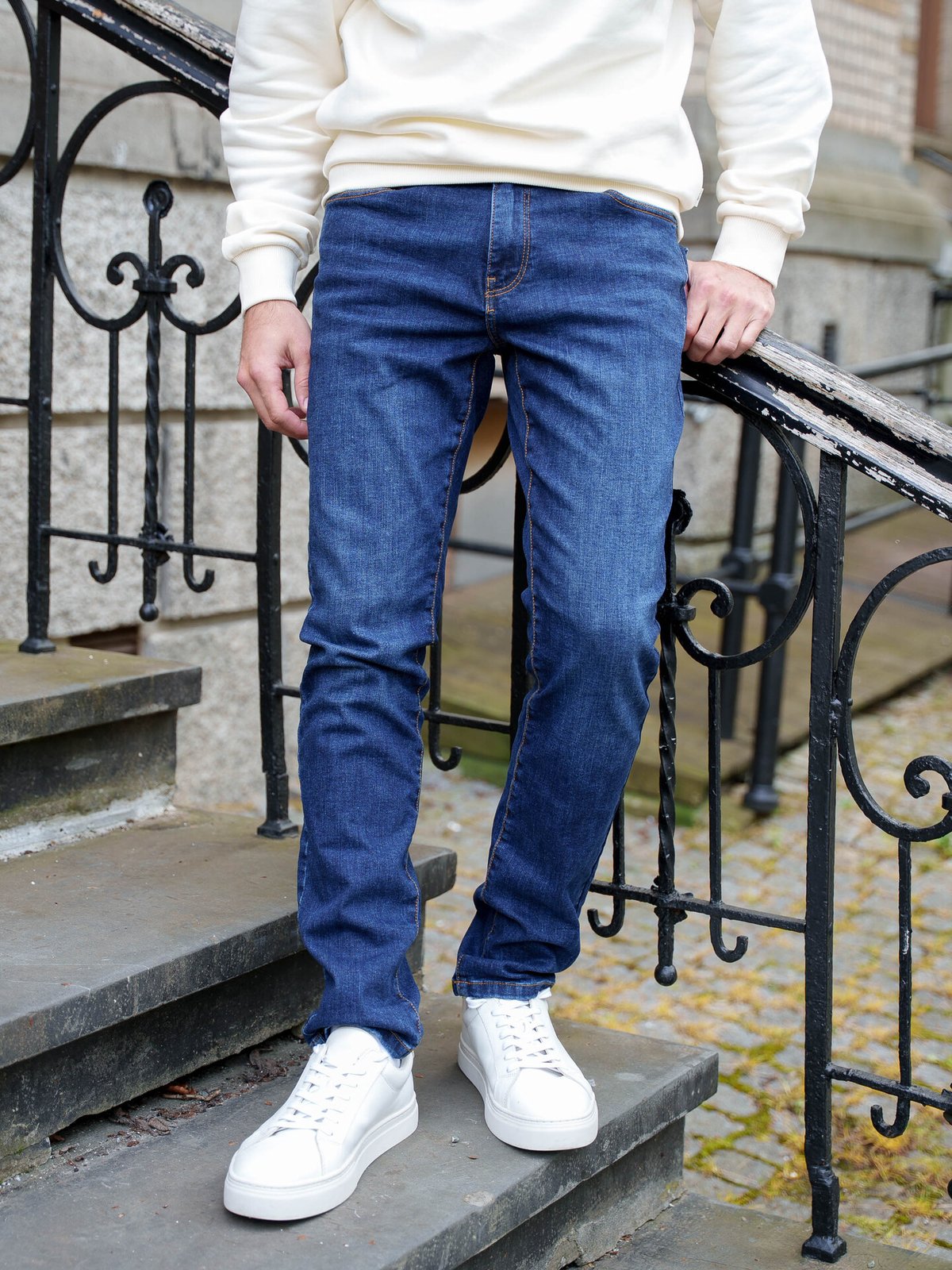 Only & Sons Loom Slim Denim Dark Blue Denim